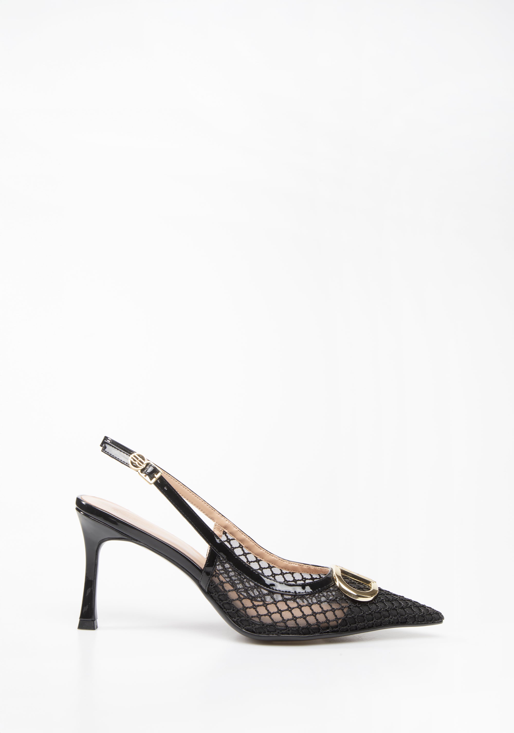 Décolleté Slingback in rete