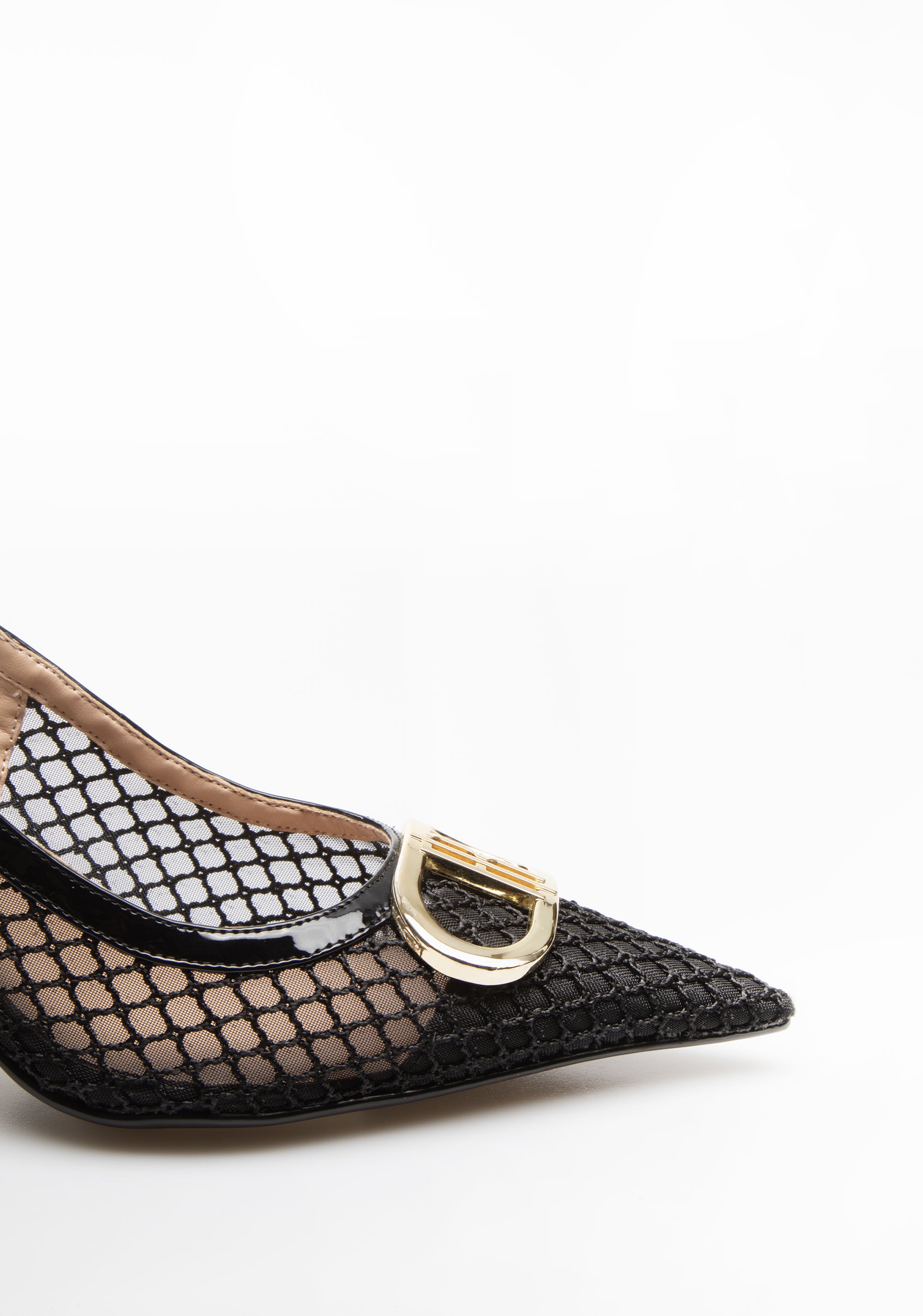 Décolleté Slingback in rete