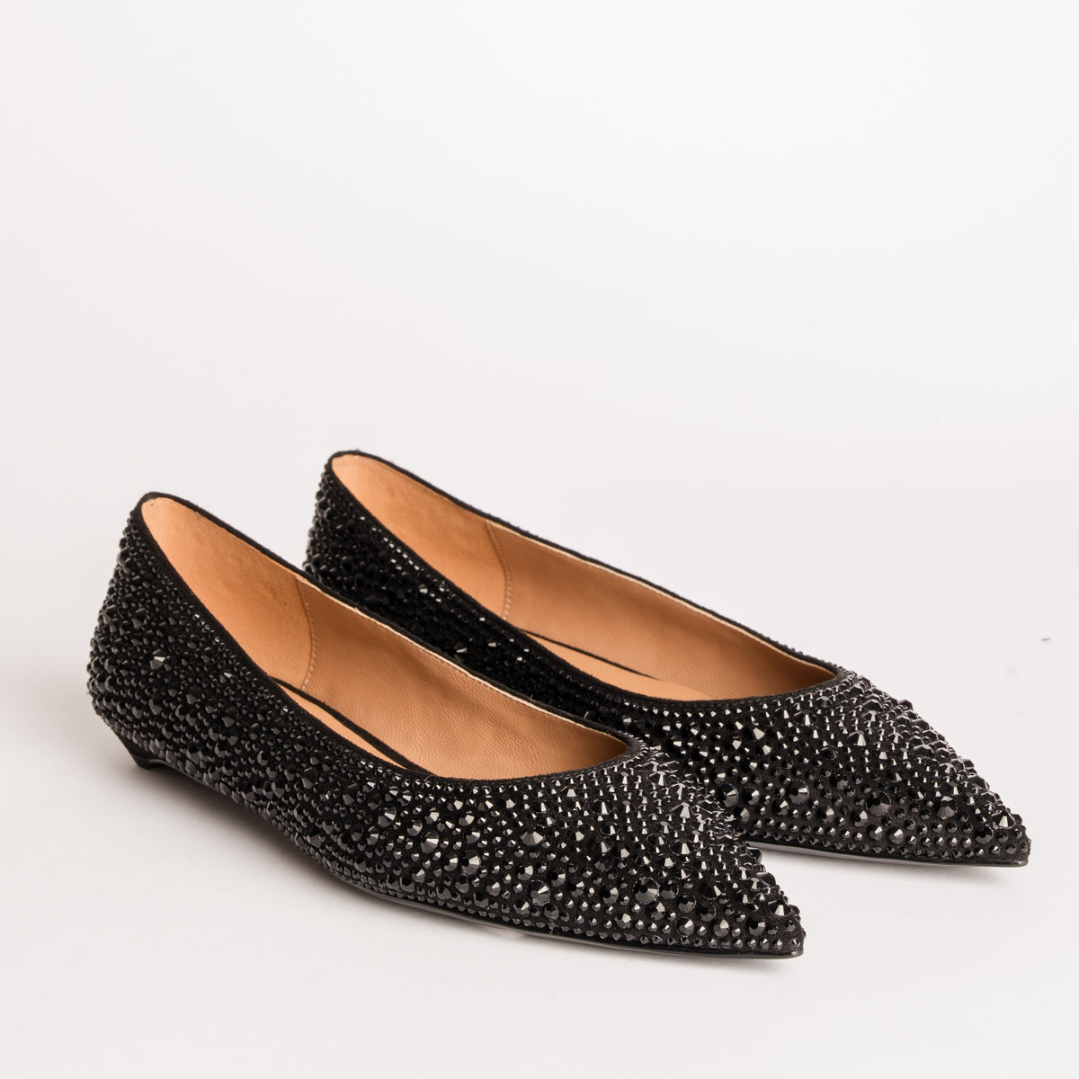 Scarpe ballerine a punta con strass F826WS1004P412J9-K01 Fracomina