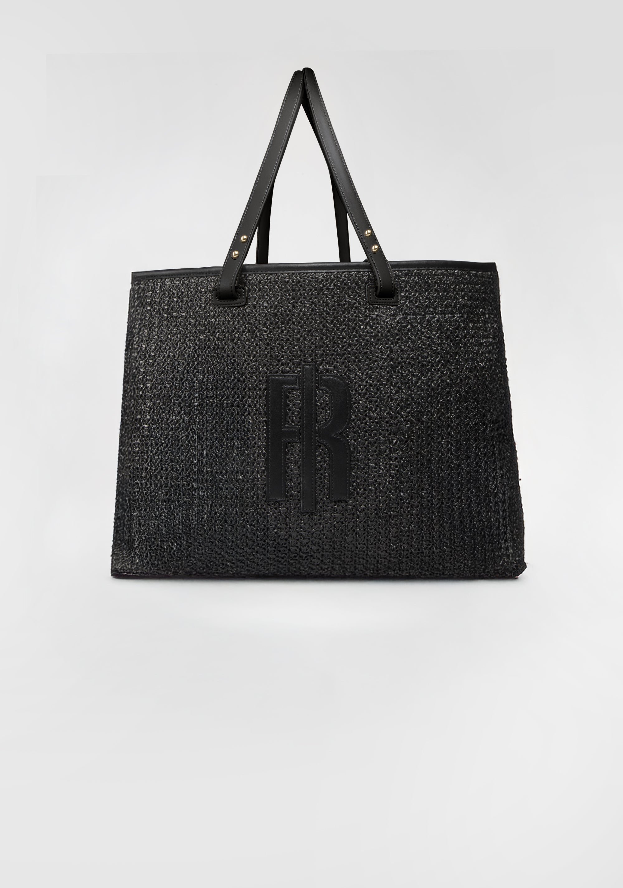 Borsa grande in tessuto intrecciato
