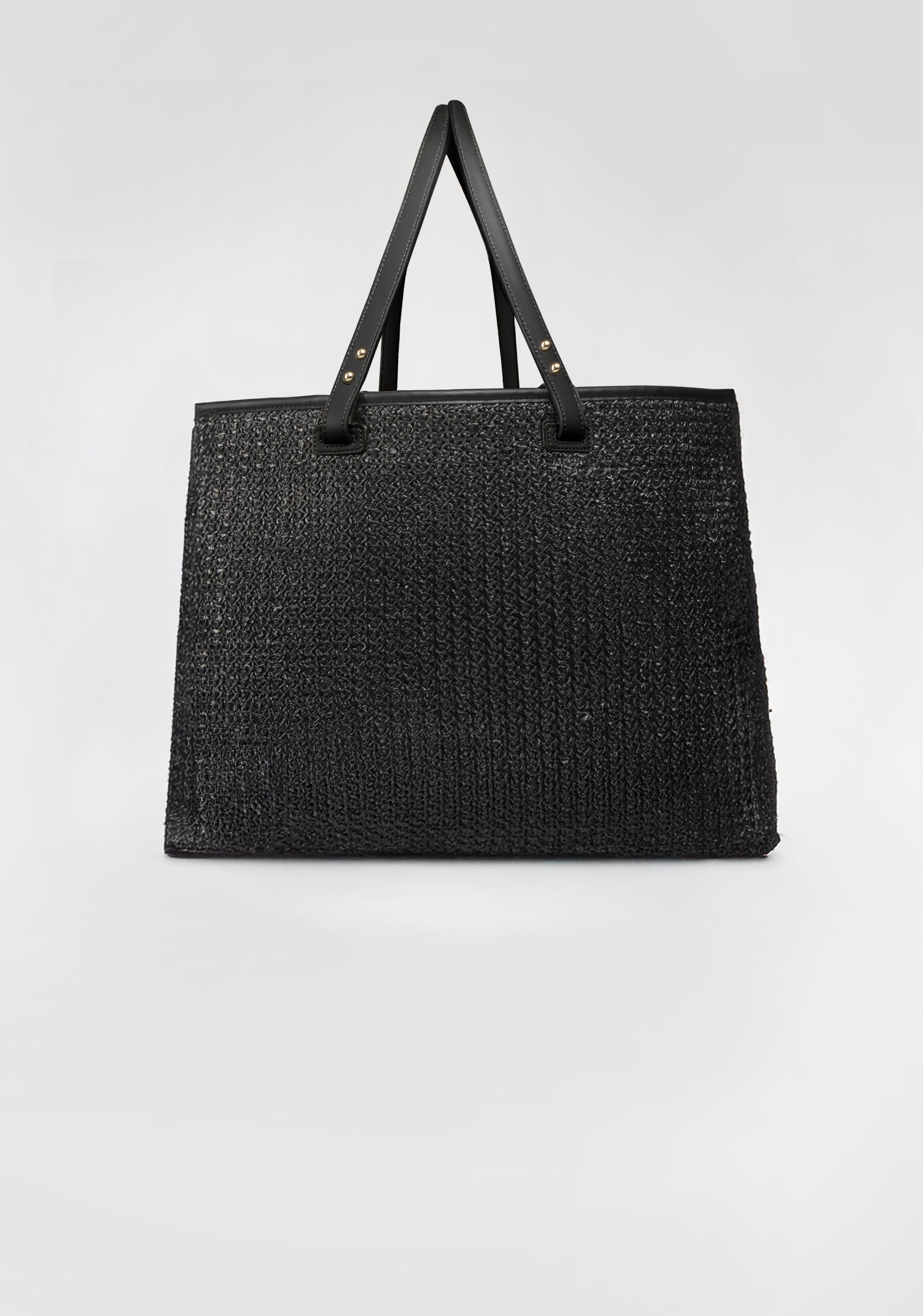 Borsa grande in tessuto intrecciato