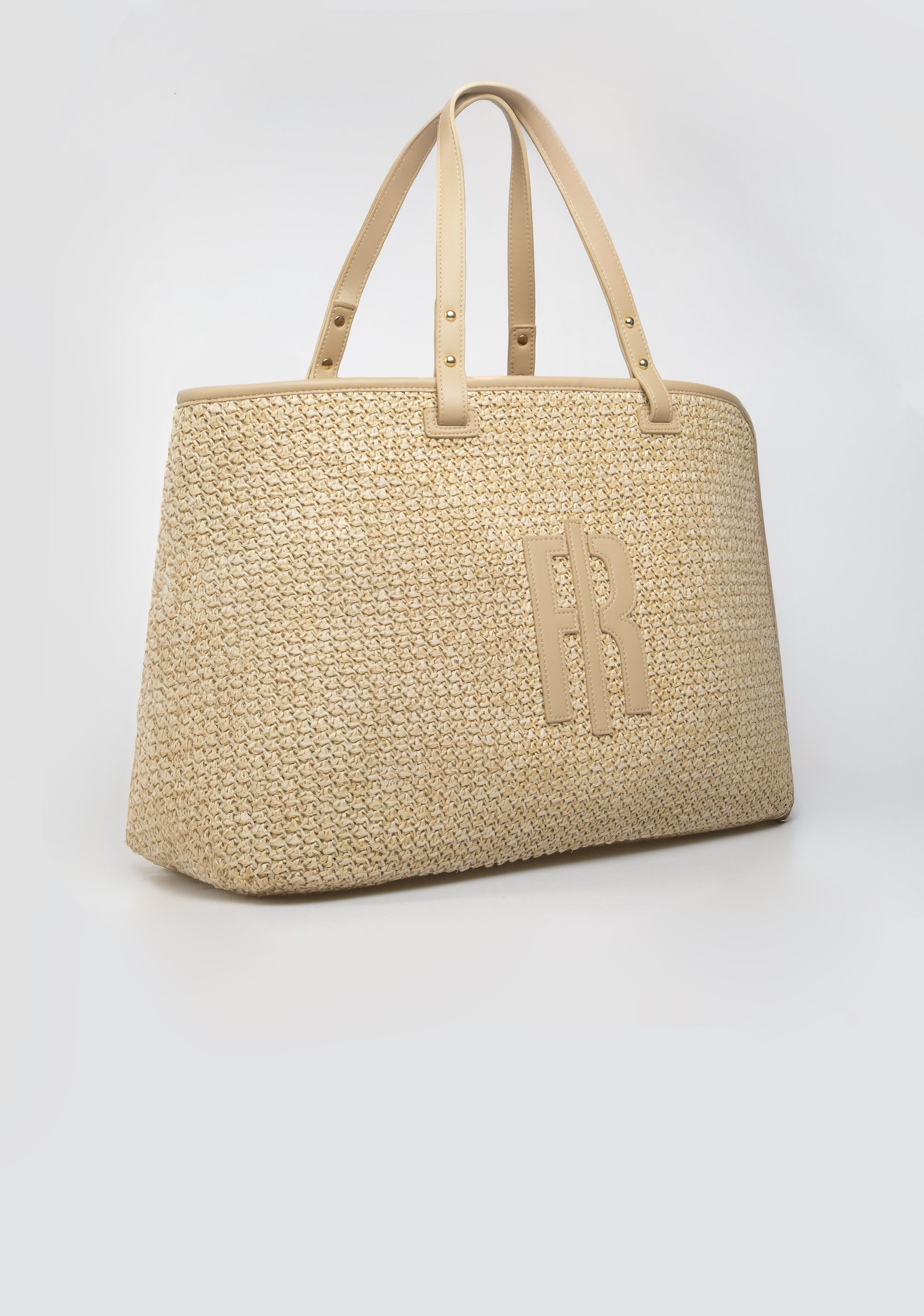 Borsa grande in tessuto intrecciato