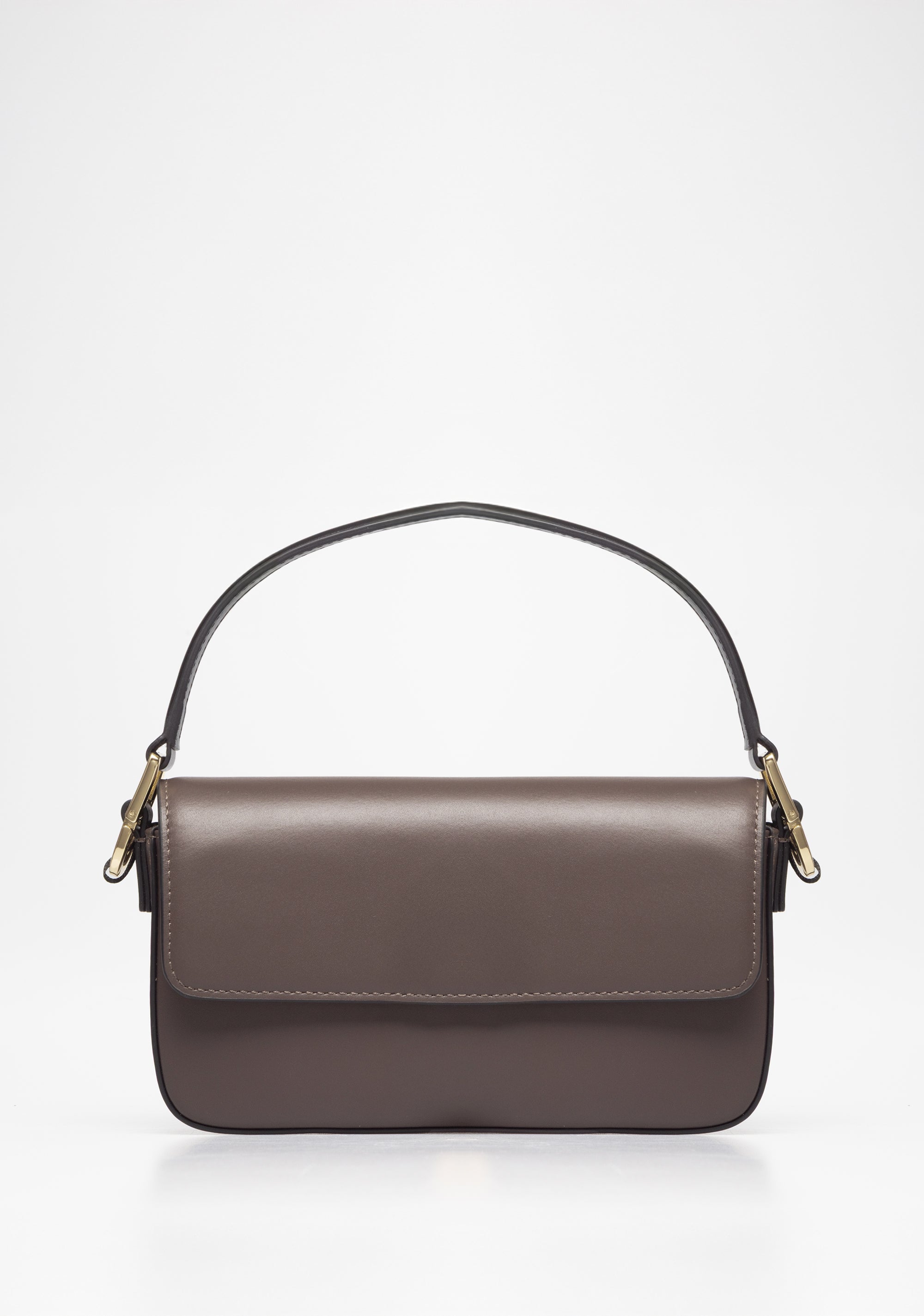 Borsa A Spalla Rettangolare con Logo FR Dorato