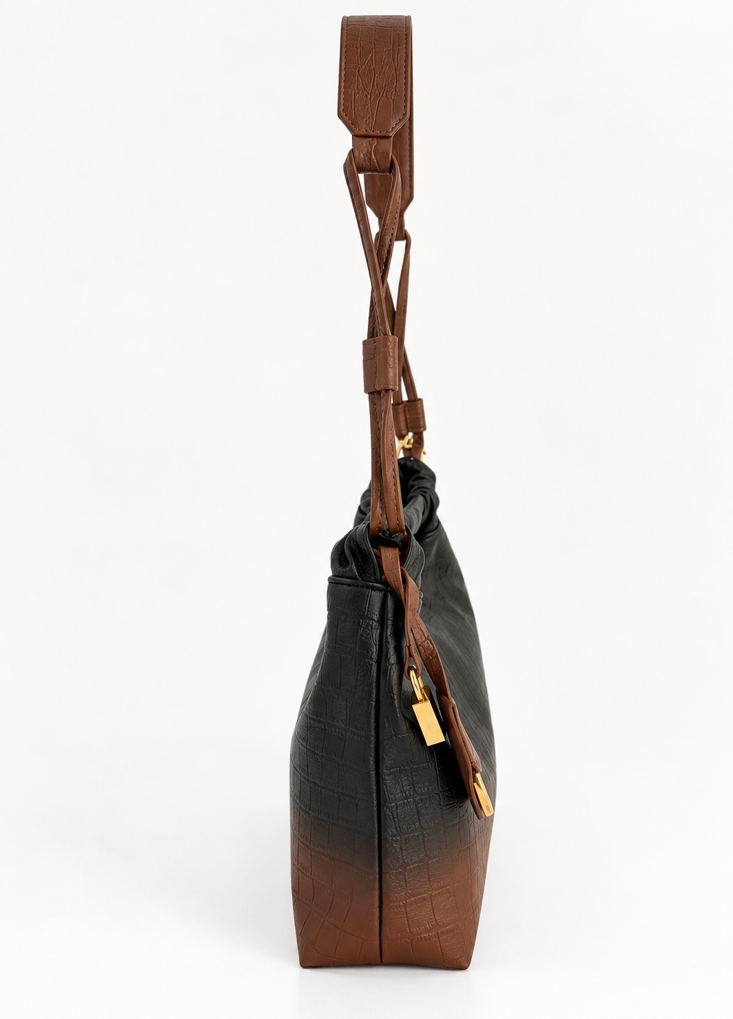 Borsa a spalla in finta pelle con stampa cocco FB26WB6001P430Q1 FRACOMINA