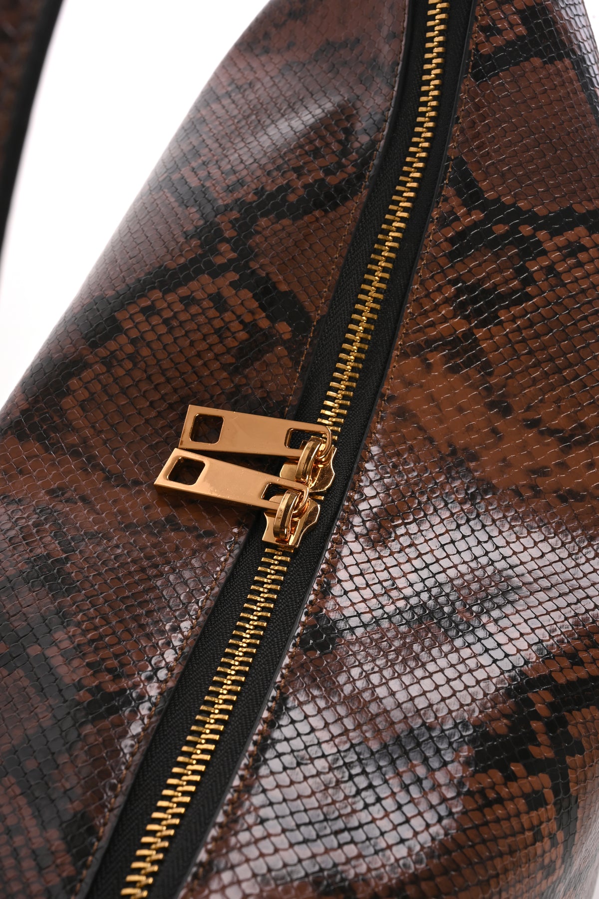 Borsa a spalla grande in finta pelle con stampa animalier FB26WBA003P46801 FRACOMINA