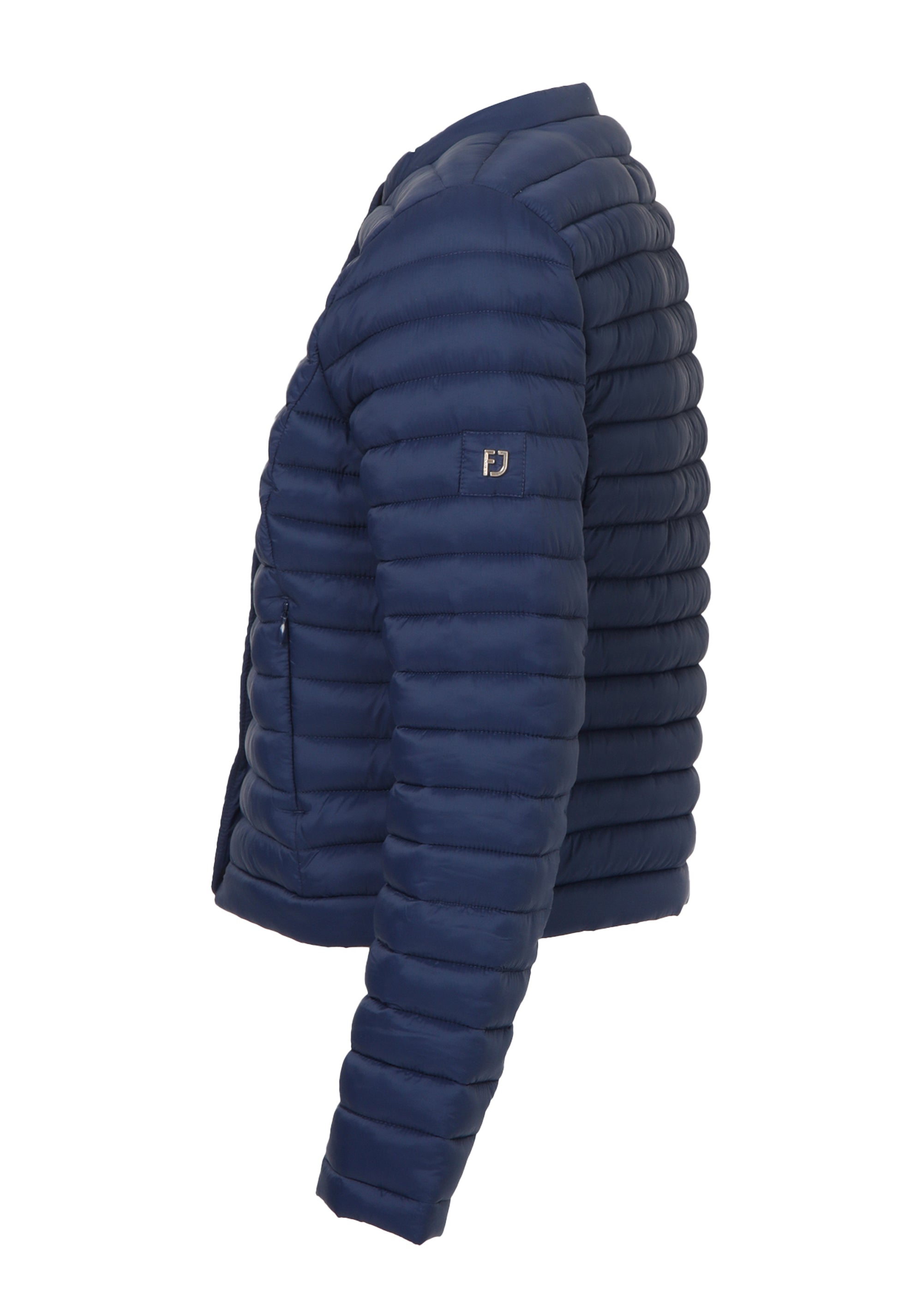 Piumino slim con bottoni centrali