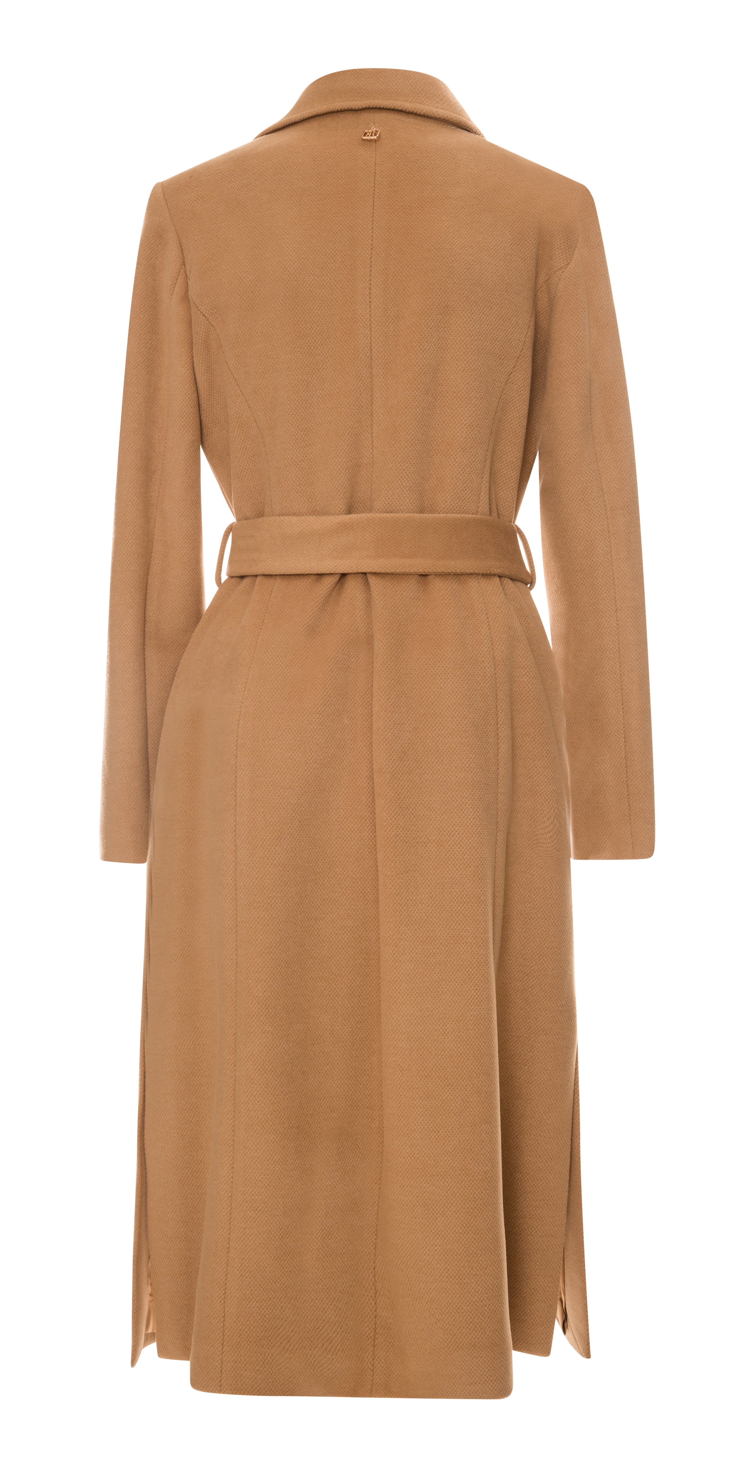 Cappotto Lungo Elegante con Cintura in Vita