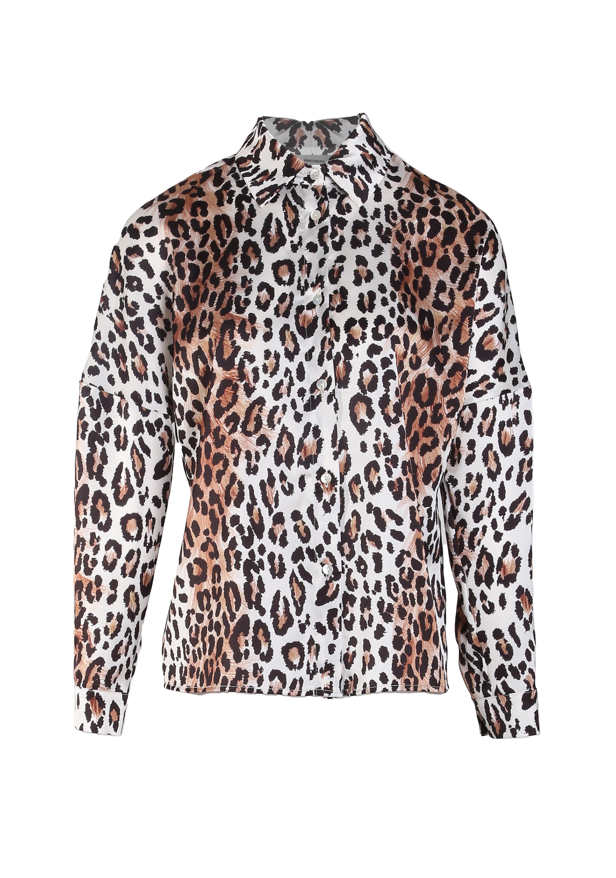 Camicia stampa animalier maniche lunghe FI24WT6001W470L7 FRACOMINA