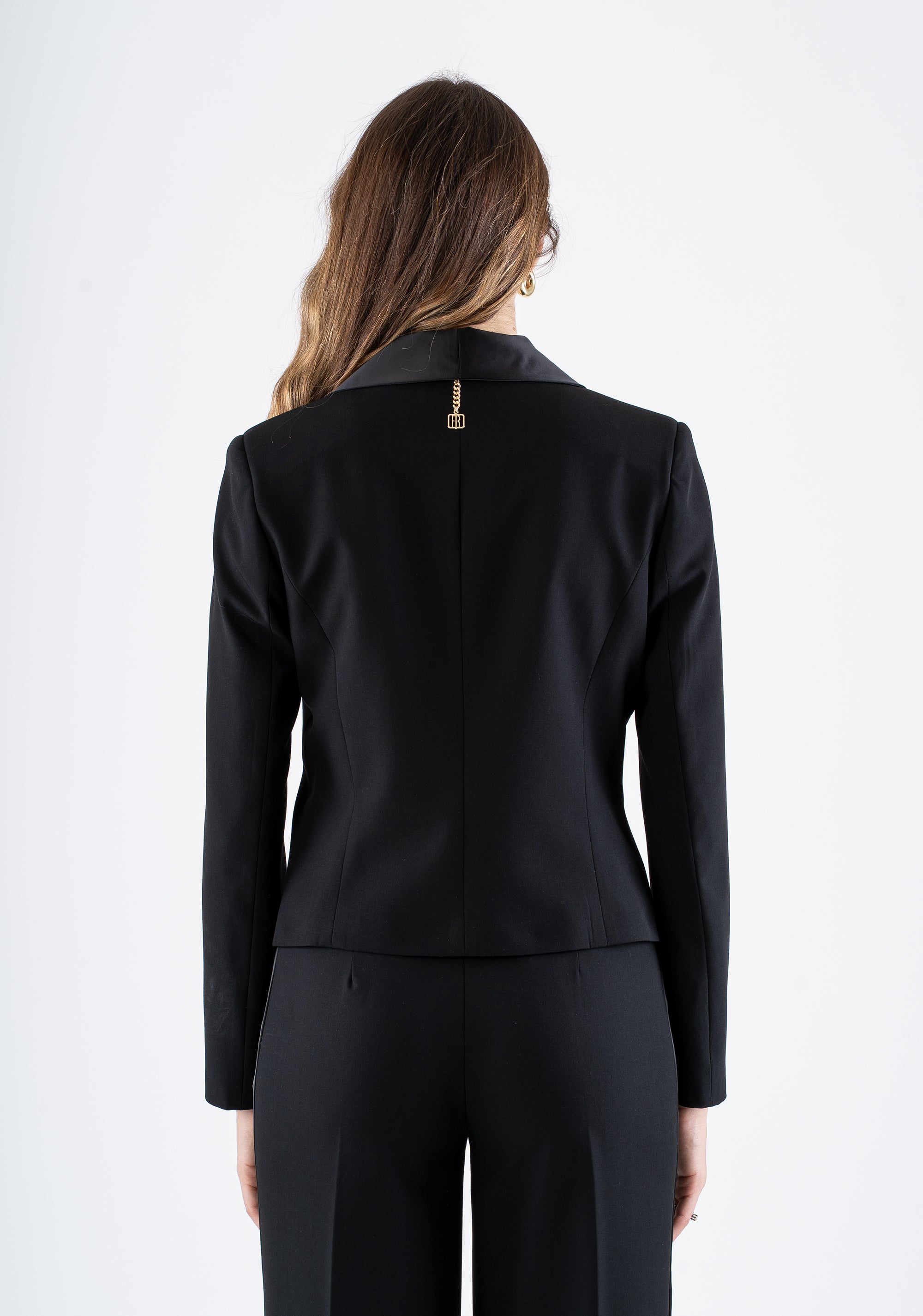 Giacca Doppiopetto con Revers a Lancia