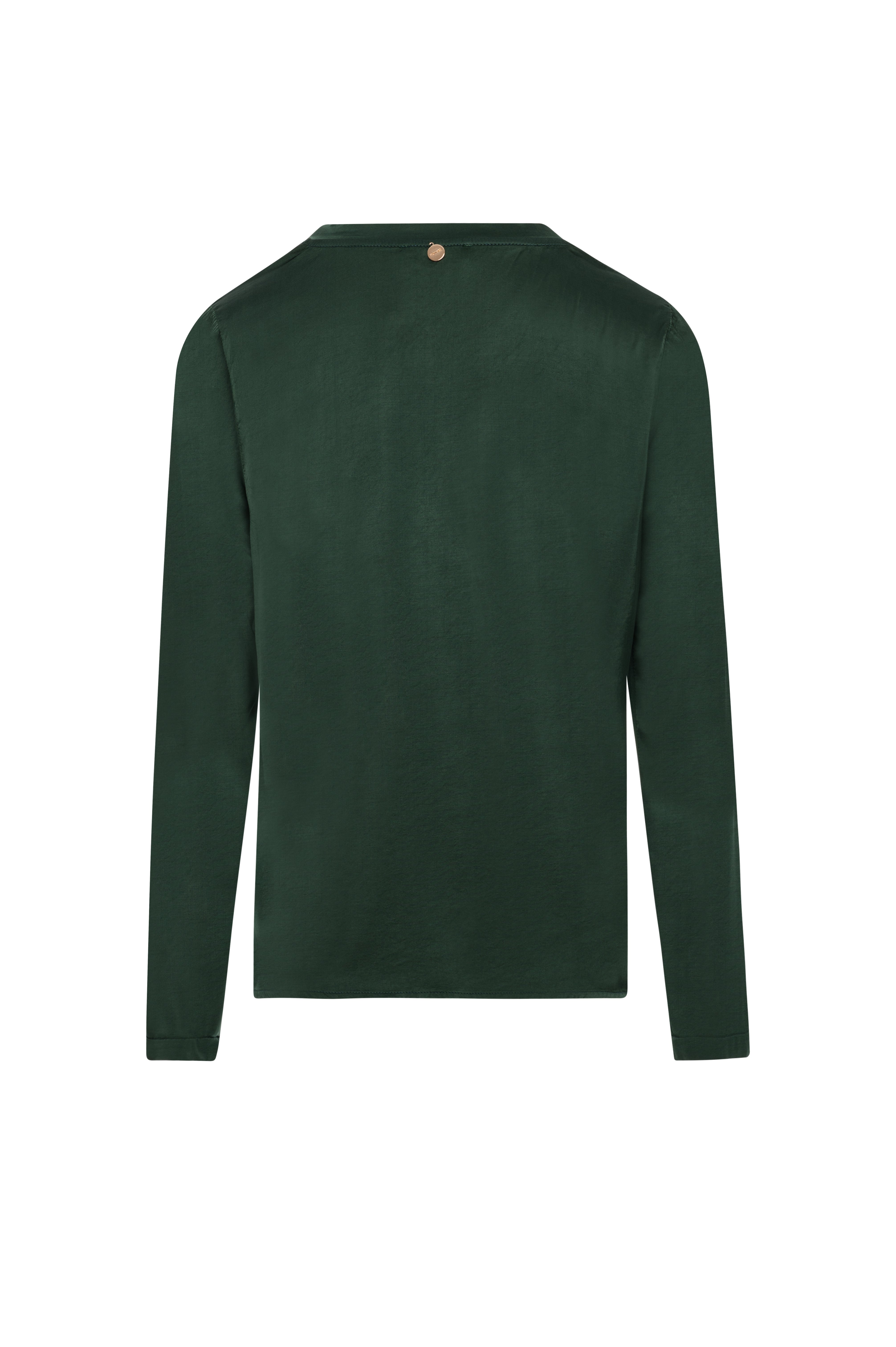 Blusa Effetto Seta con Scollo a V