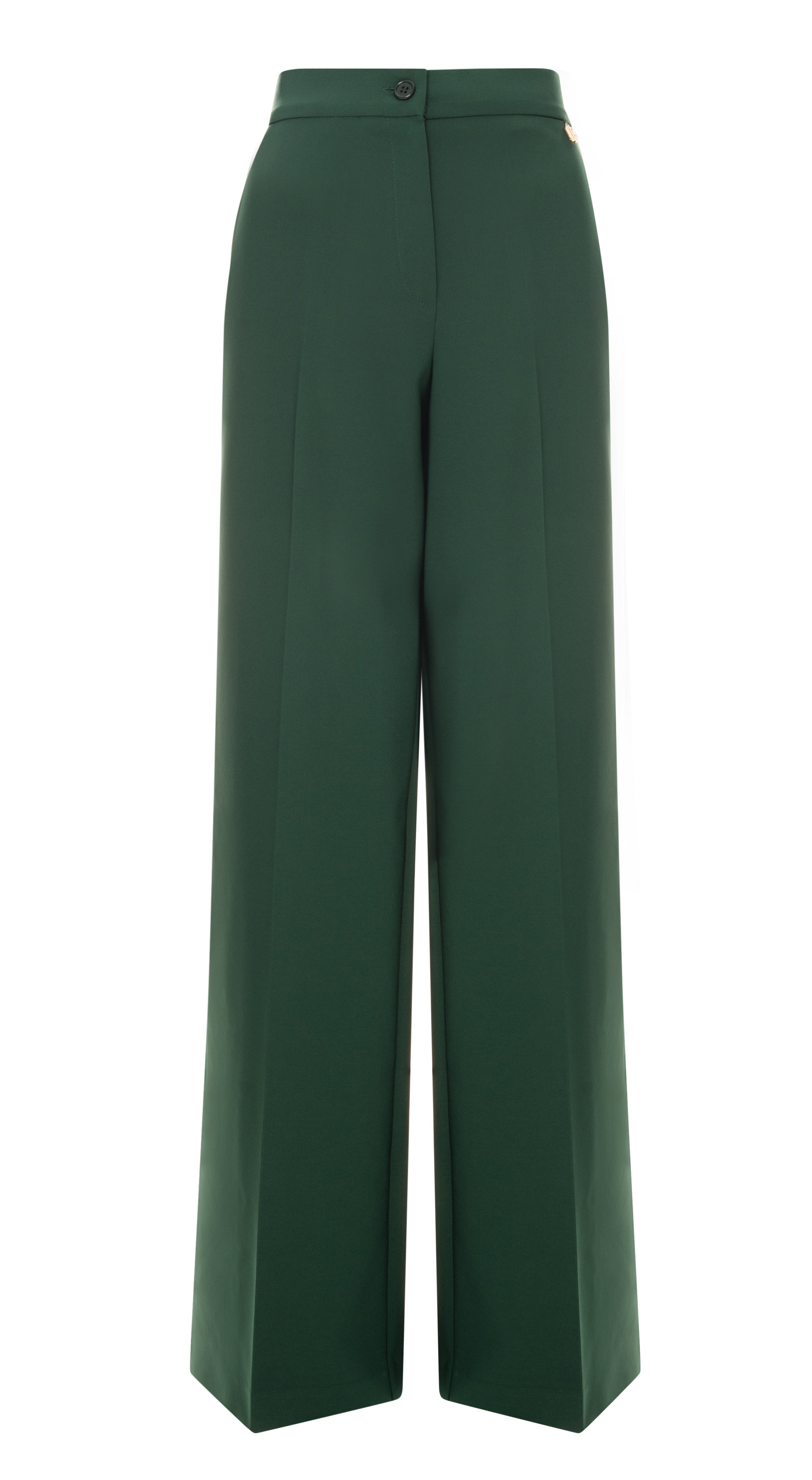 Pantaloni Sartoriali a Vita Alta e Gamba Larga