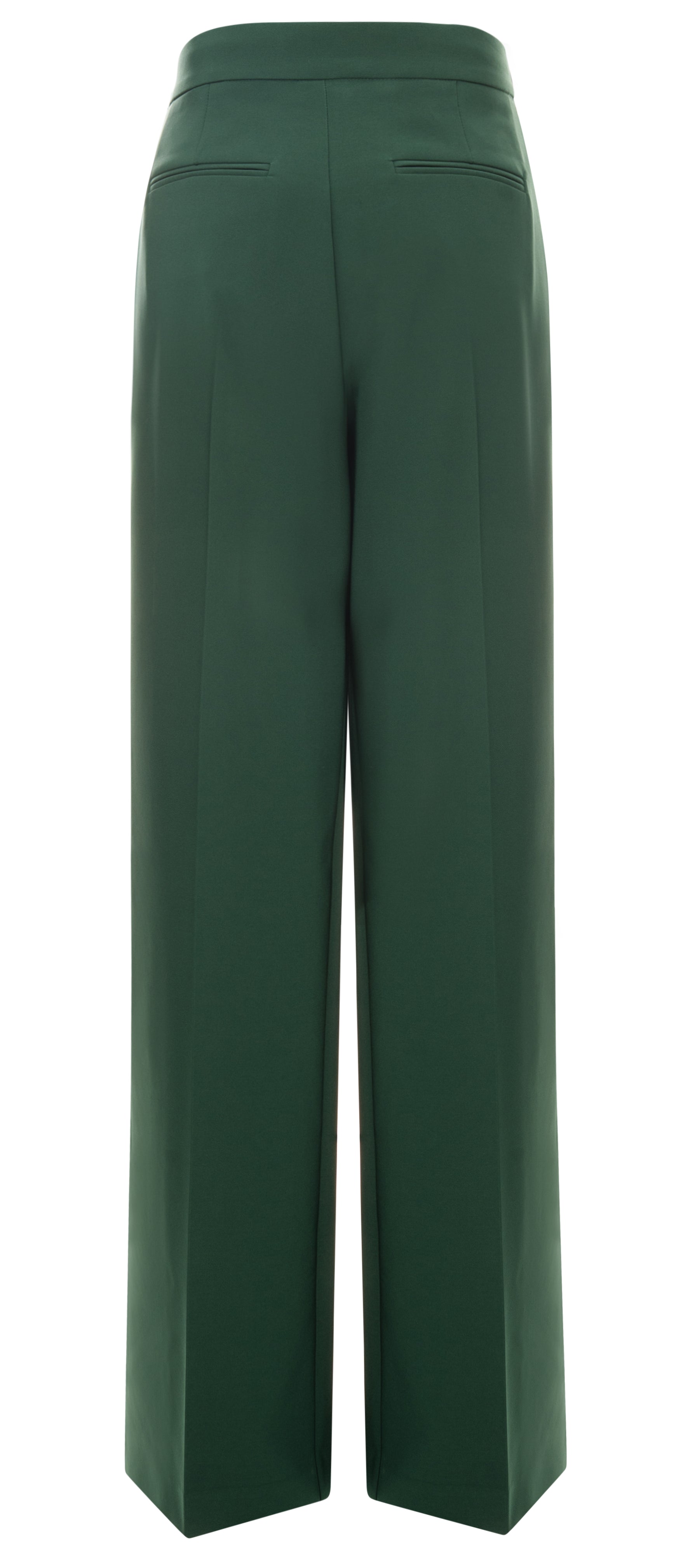 Pantaloni Sartoriali a Vita Alta e Gamba Larga