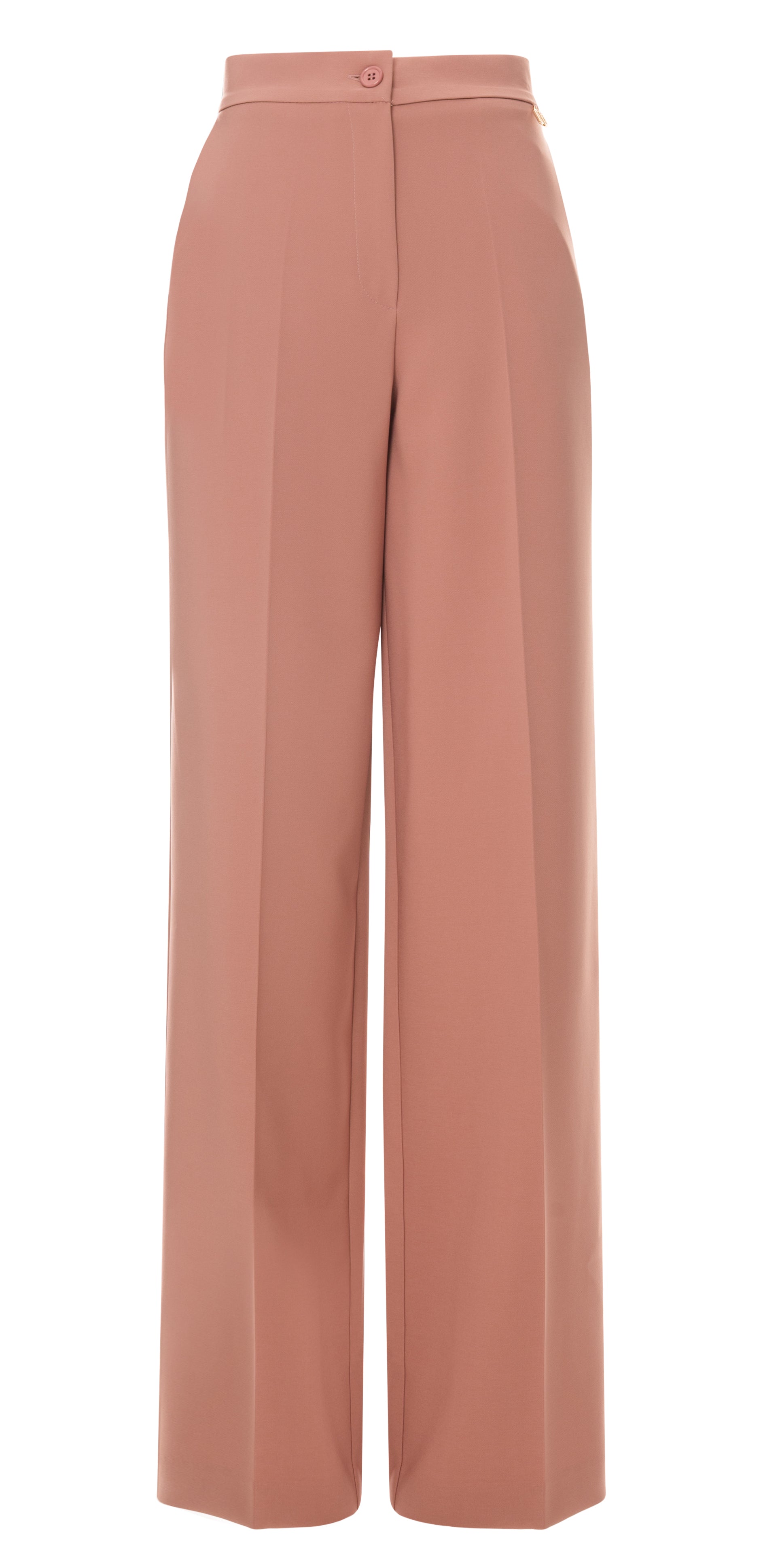 Pantaloni Sartoriali a Vita Alta e Gamba Larga