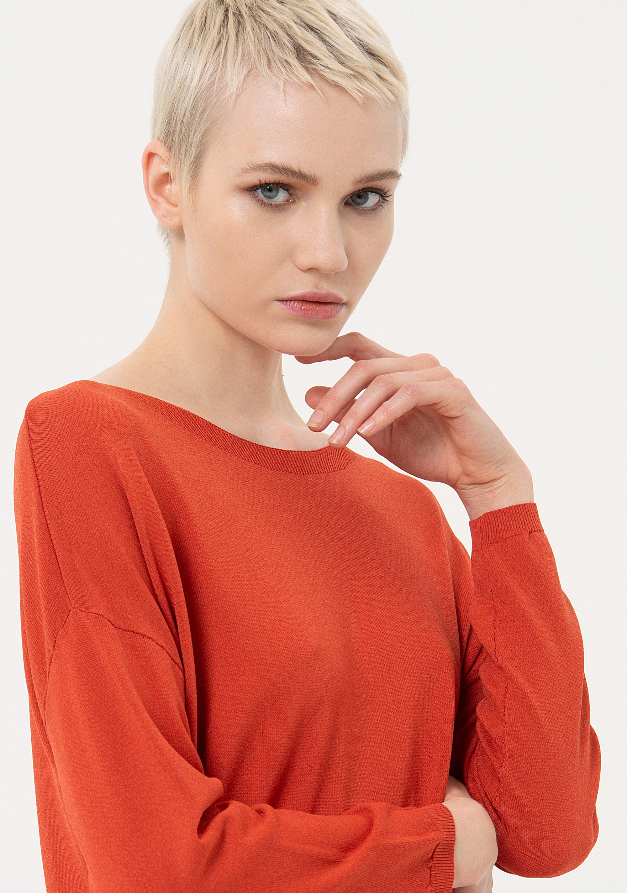 Maglia ampia con viscosa FJ24ST7008K52401 Fracomina