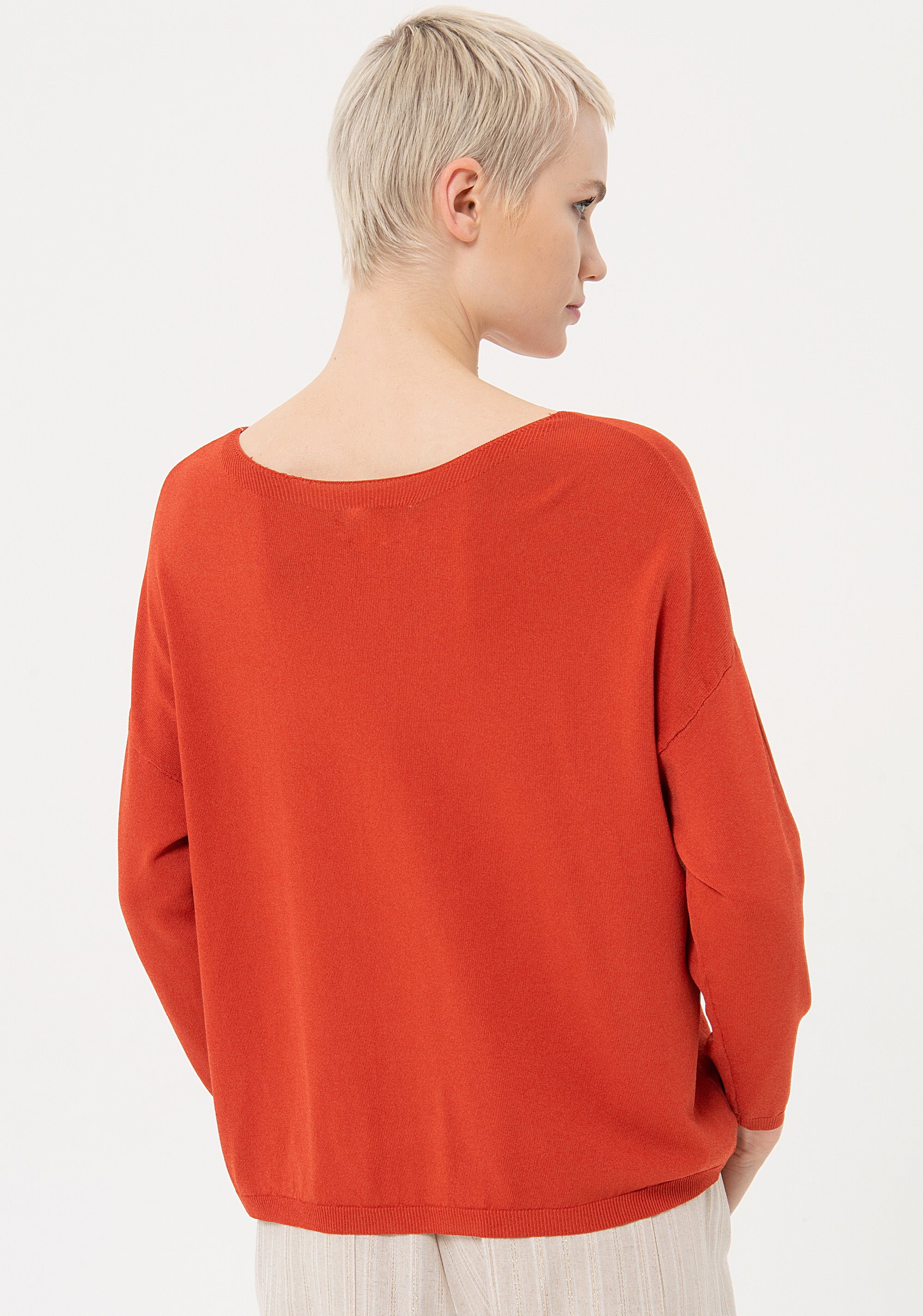 Maglia ampia con viscosa