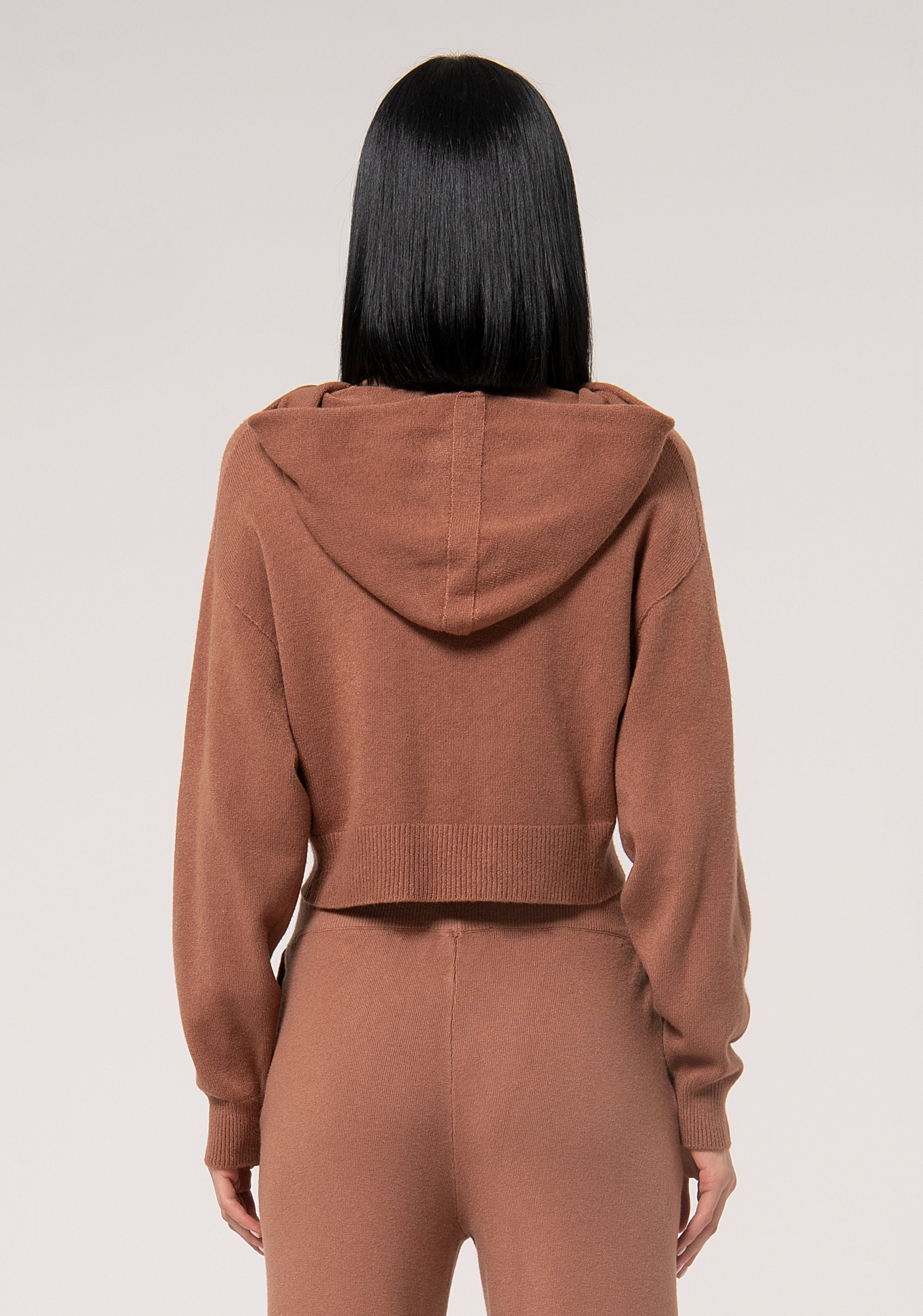 Maglia crop con cappuccio FJ24WT7009K42001-315 Fracomina