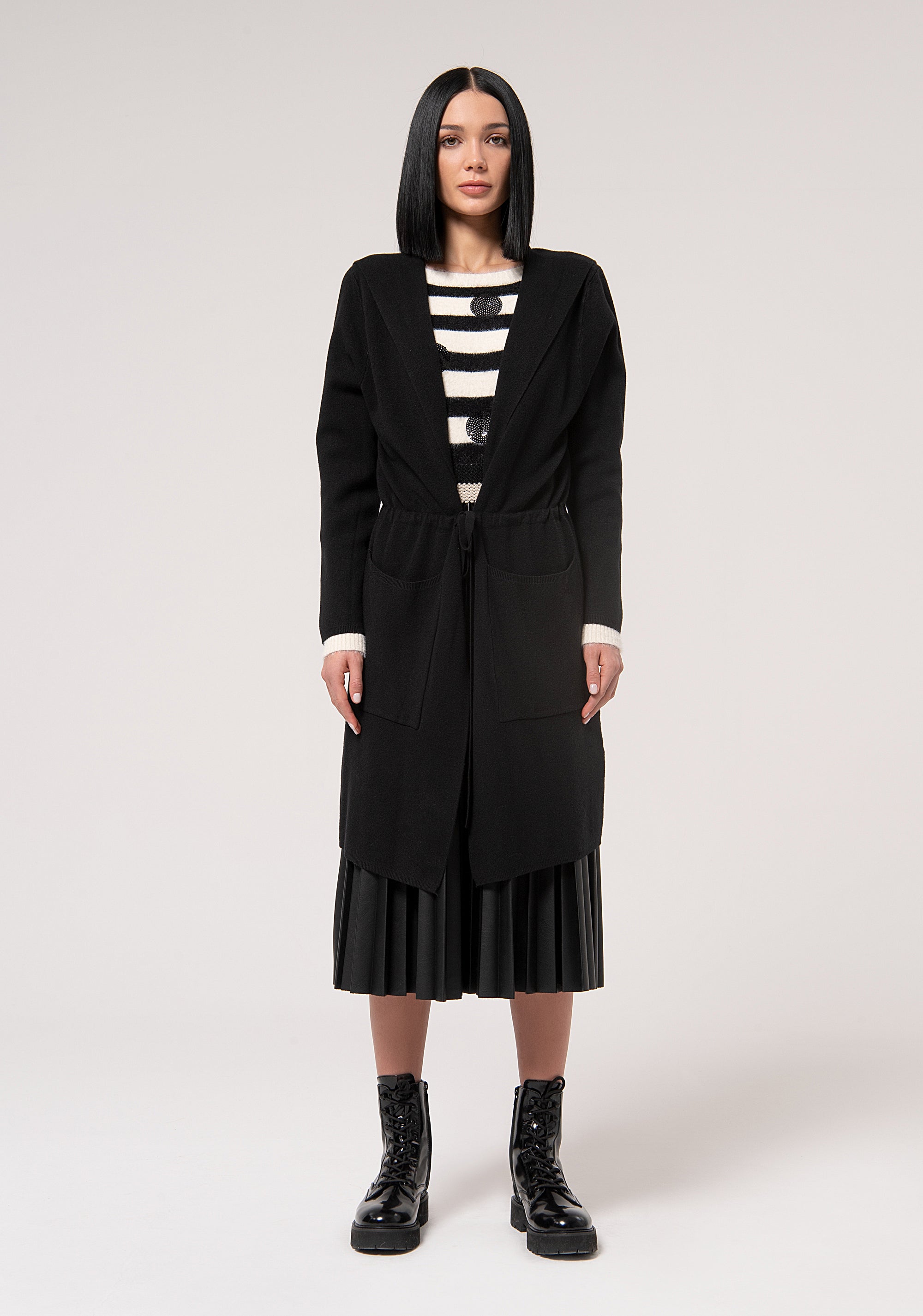 Cardigan regular lungo FJ24WT8004K42001-053 Fracomina