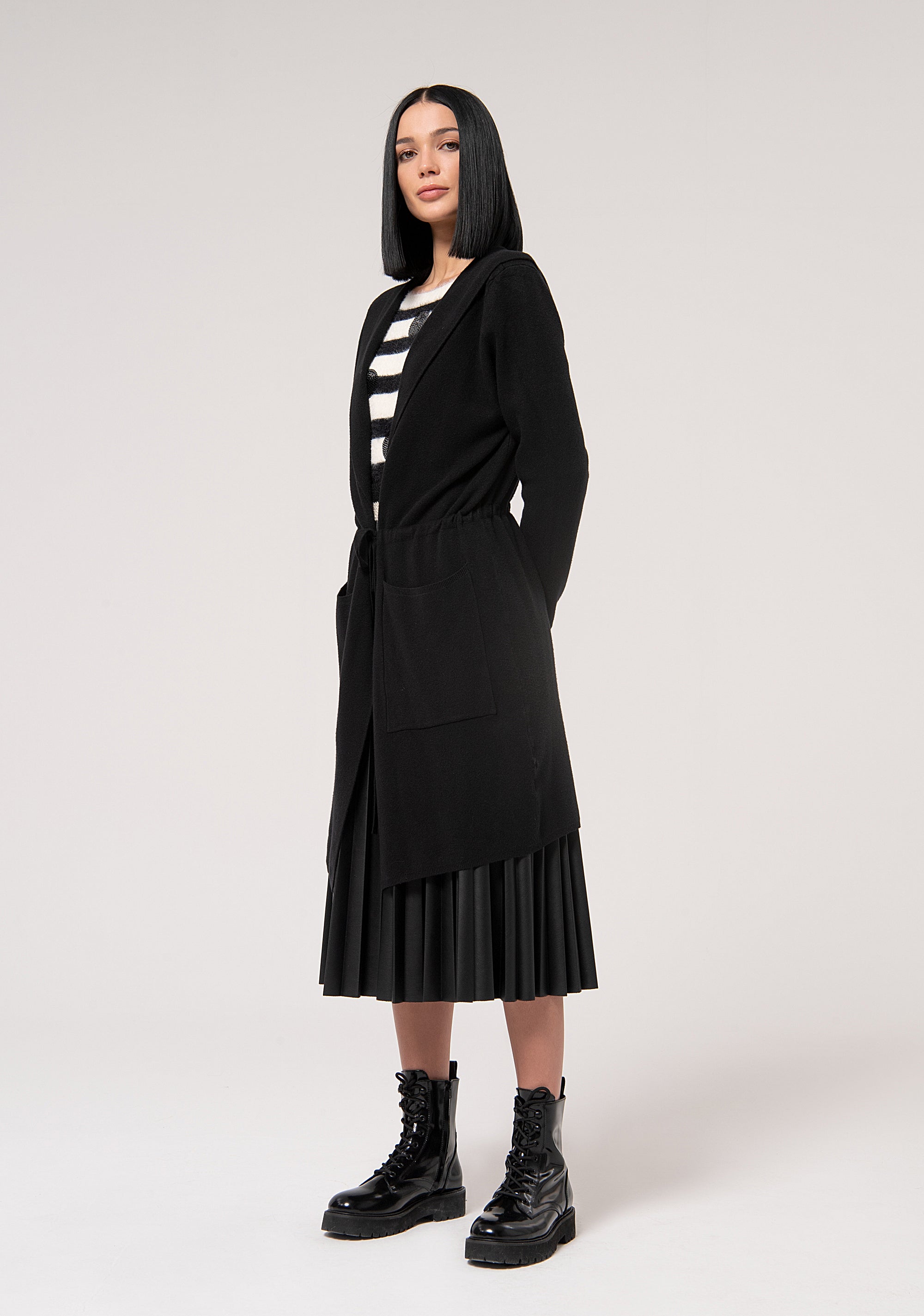 Cardigan regular lungo FJ24WT8004K42001-053 Fracomina
