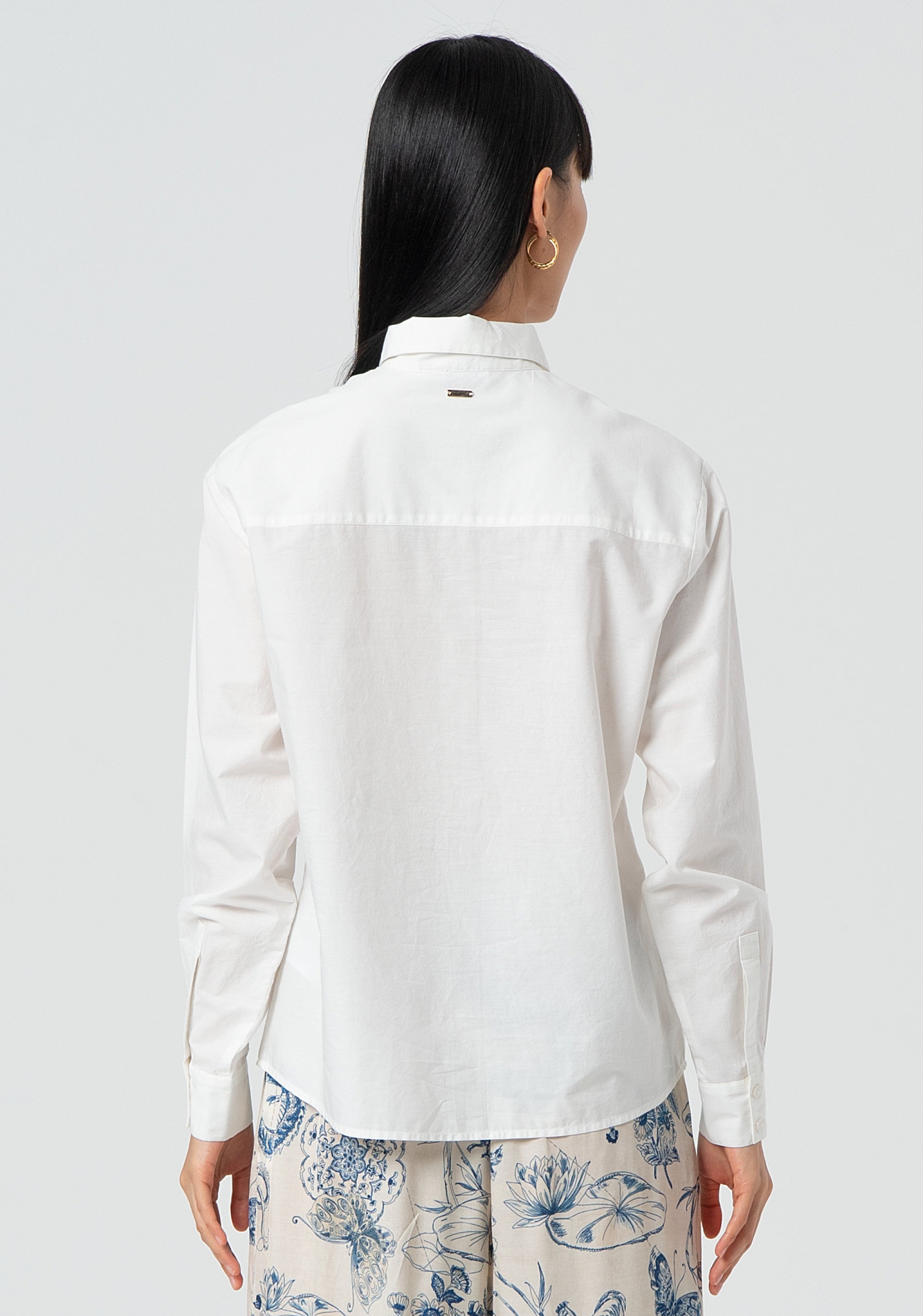 Camicia regular in cotone FJ25ST6003W400E5-278 Fracomina