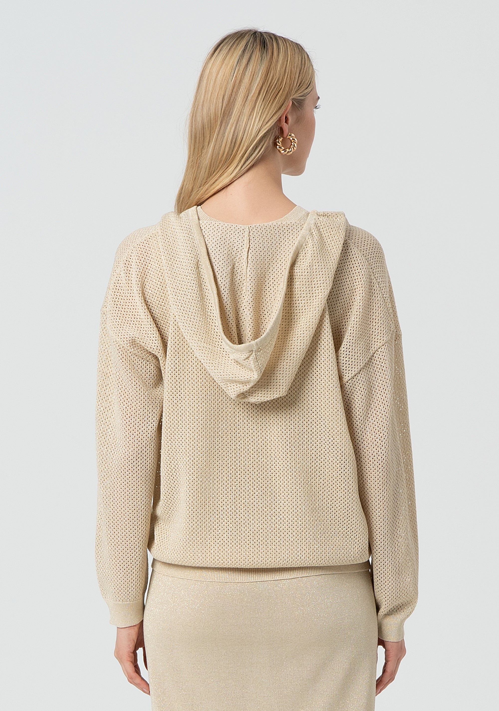 Maglia ampia con lurex