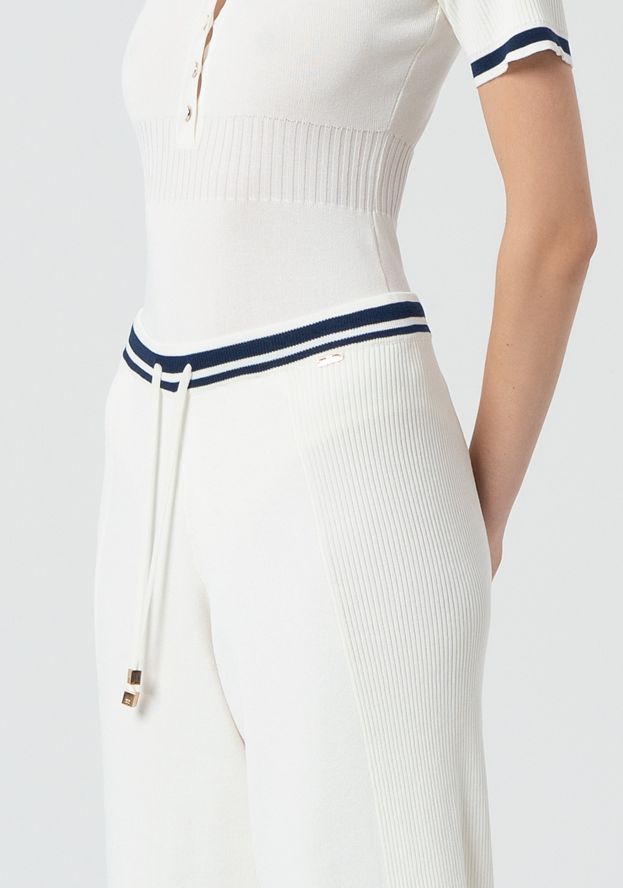 Pantaloni regular modello jogger in maglia FJ25SV2001K41601-283 Fracomina