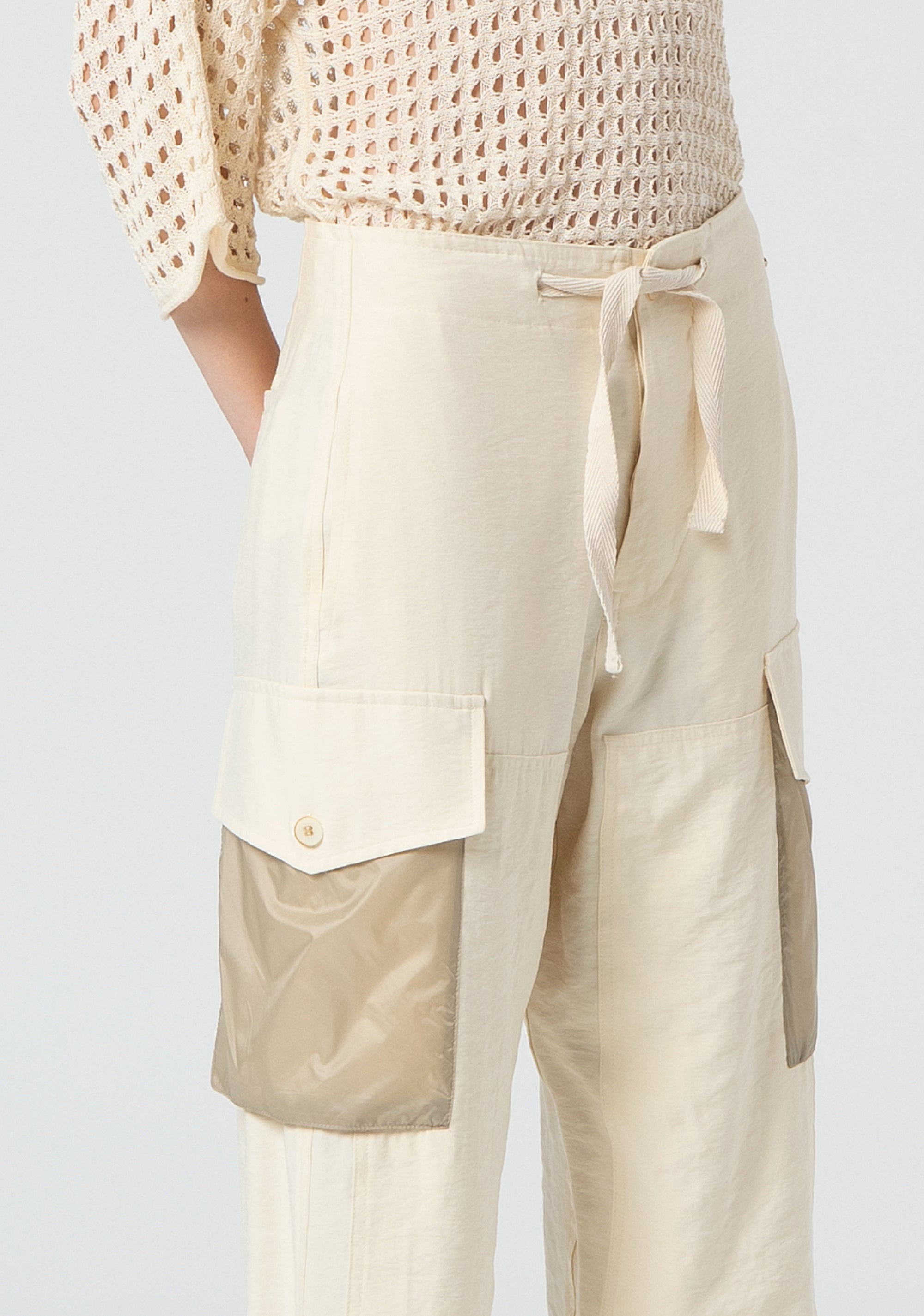 Pantalone cargo in viscosa FJ25SVC001W42601-B59 Fracomina