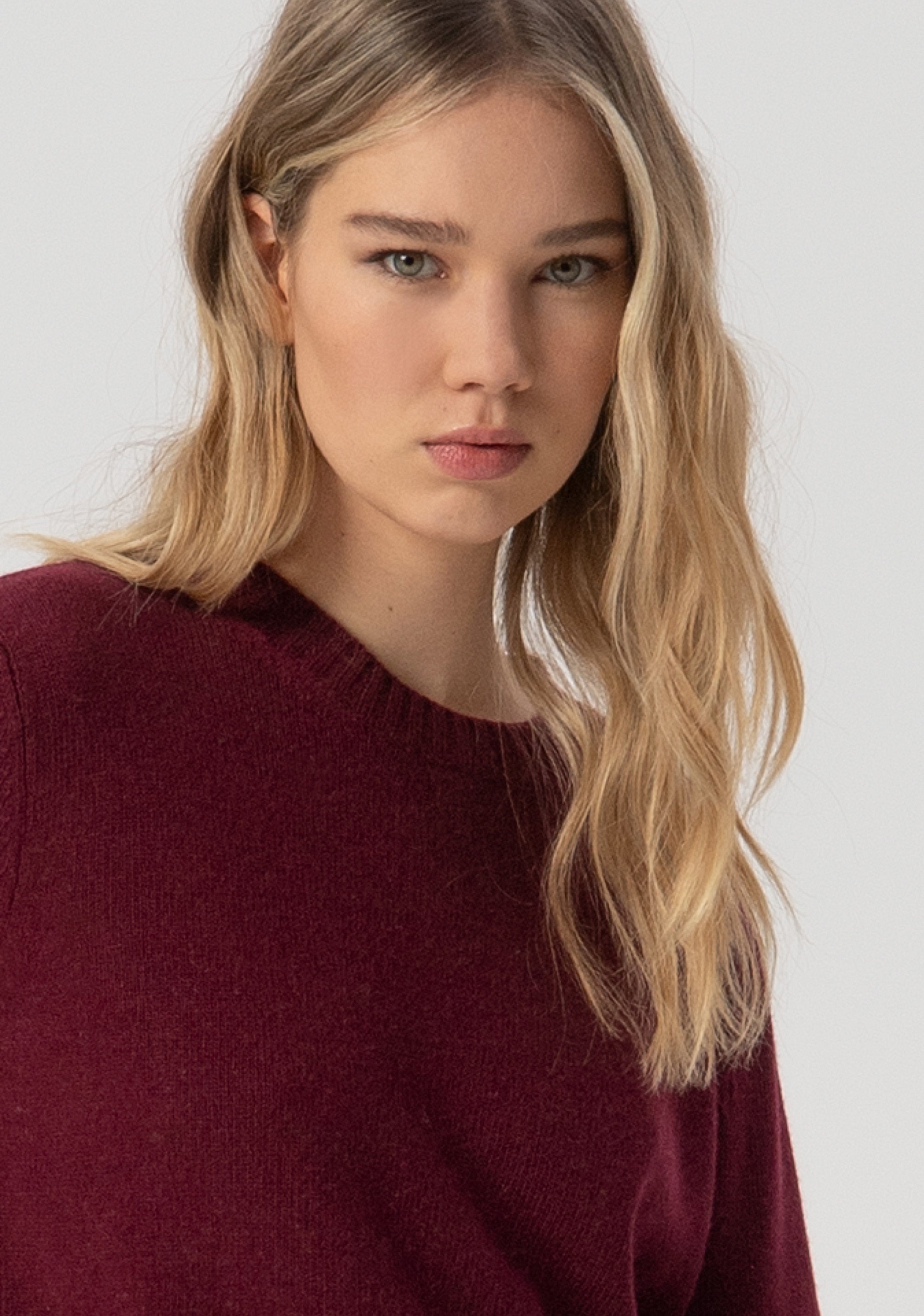 Maglia regular bicolore con lana e cashmere FJ25WT7014K55701-T88 Fracomina