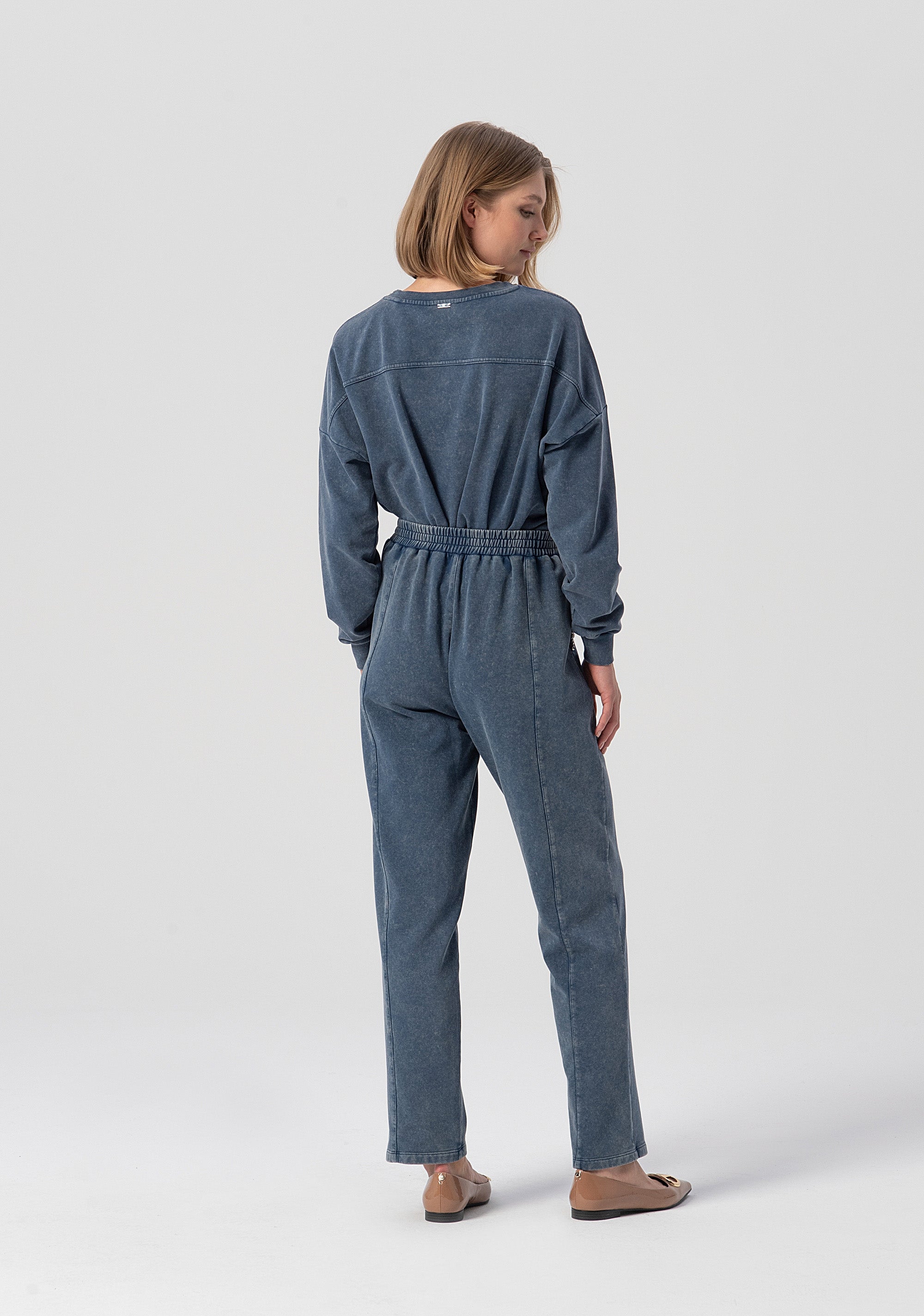 Pantalone regular modello jogger in felpa FJ25WV7003F409O3-166 Fracomina