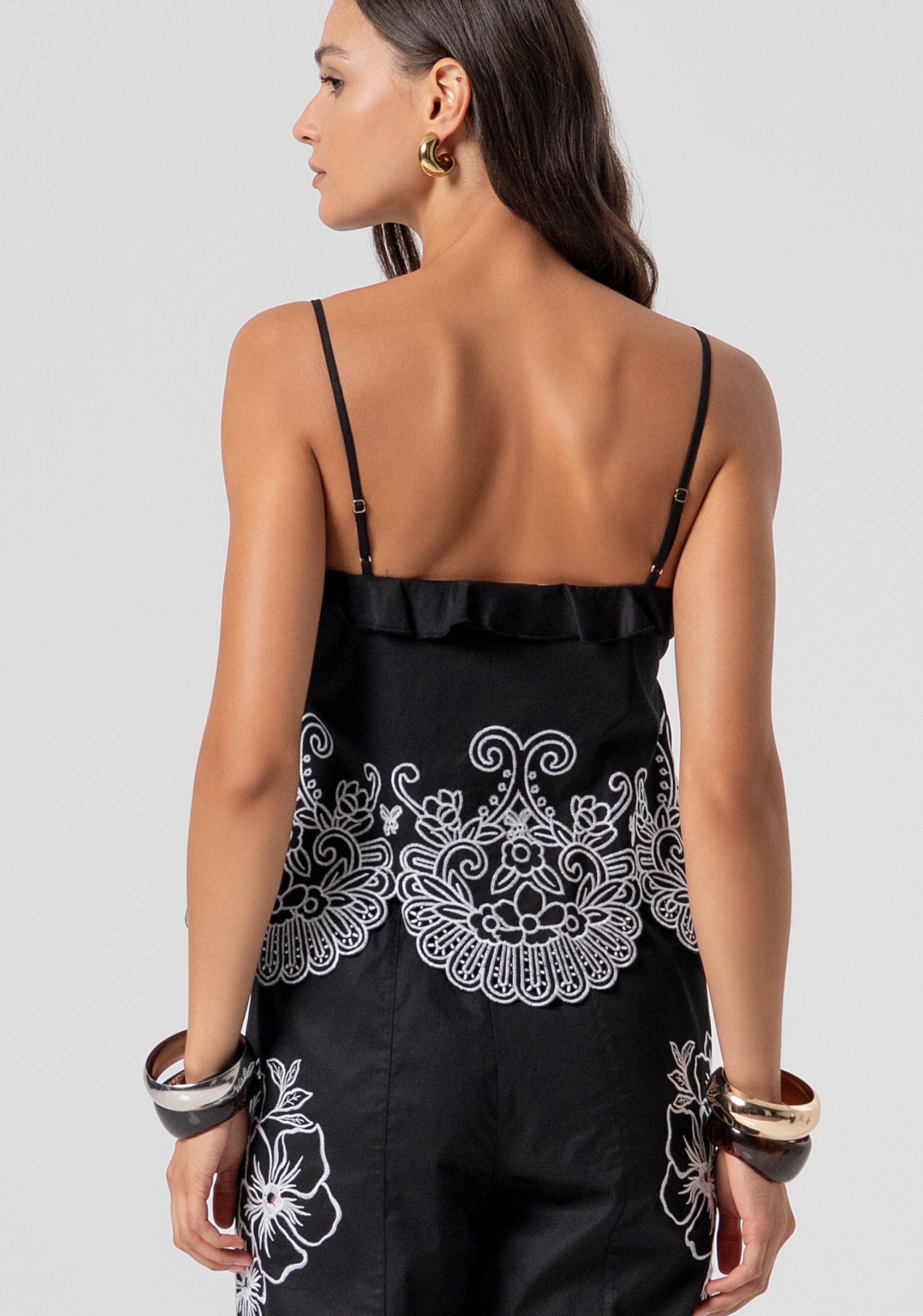 Top senza maniche in cotone FJ26ST2001W400E5-816 Fracomina