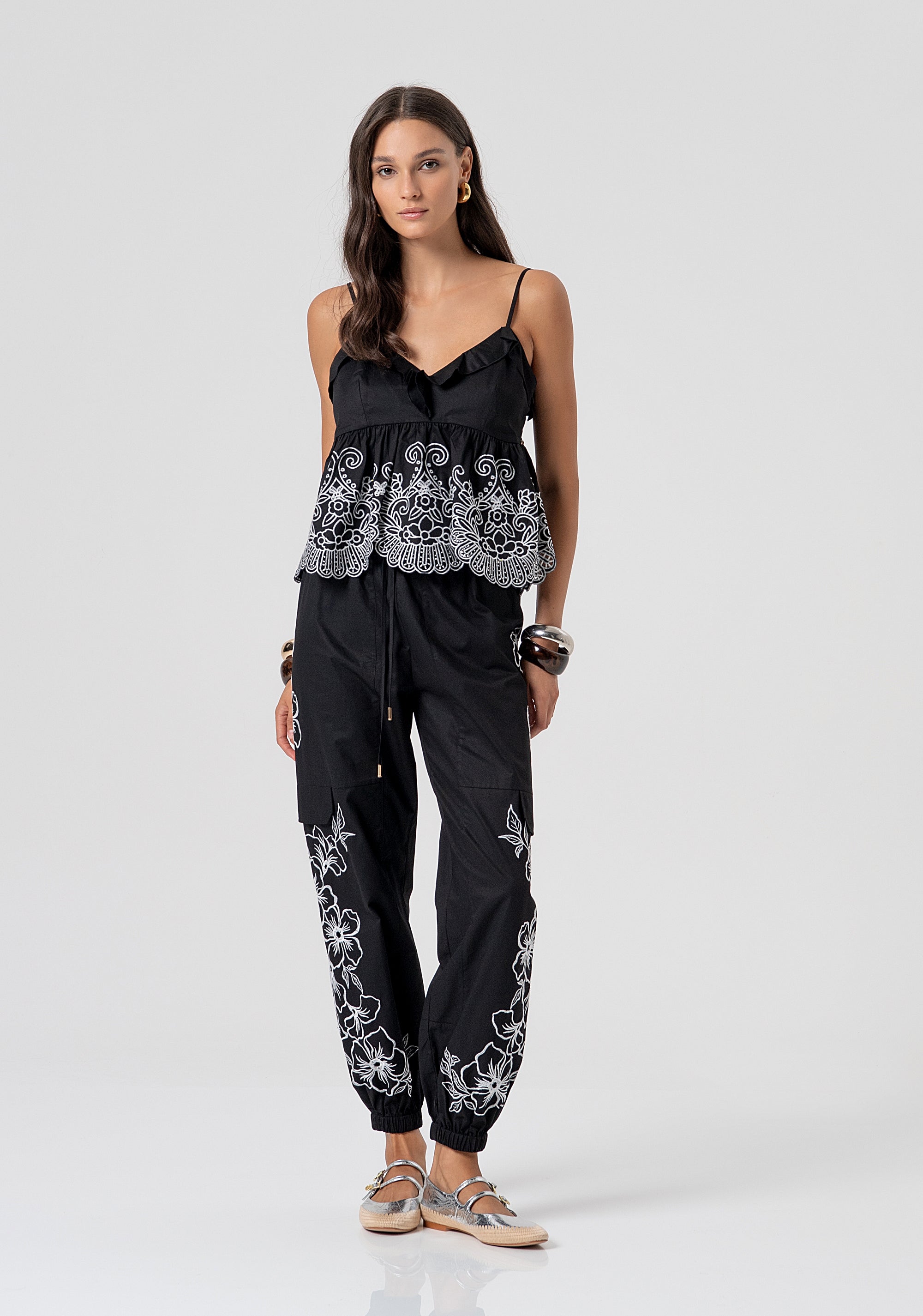 Top senza maniche in cotone FJ26ST2001W400E5-816 Fracomina