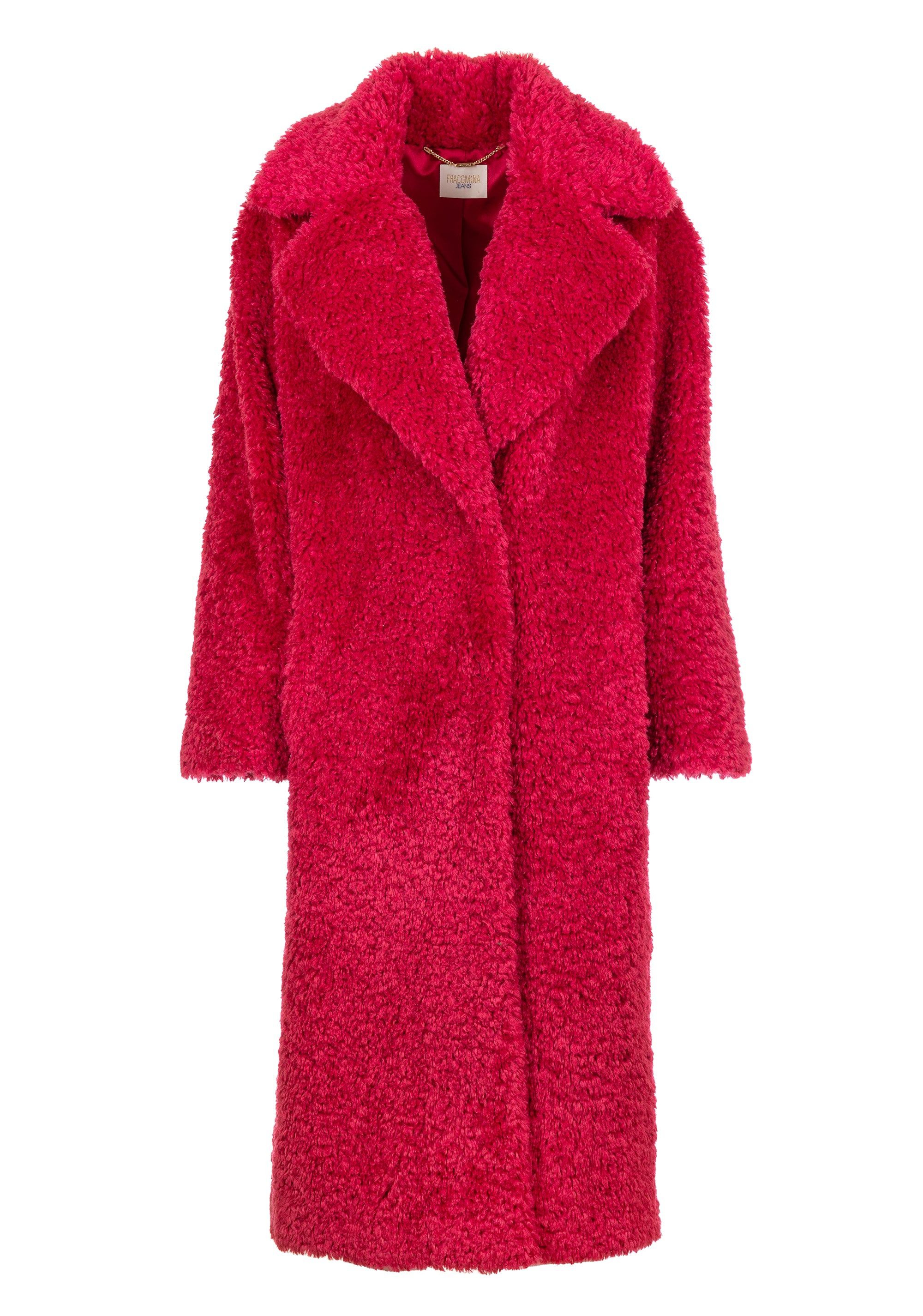 Cappotto regular lungo in eco pelliccia FP23WC4006O44501 Fracomina