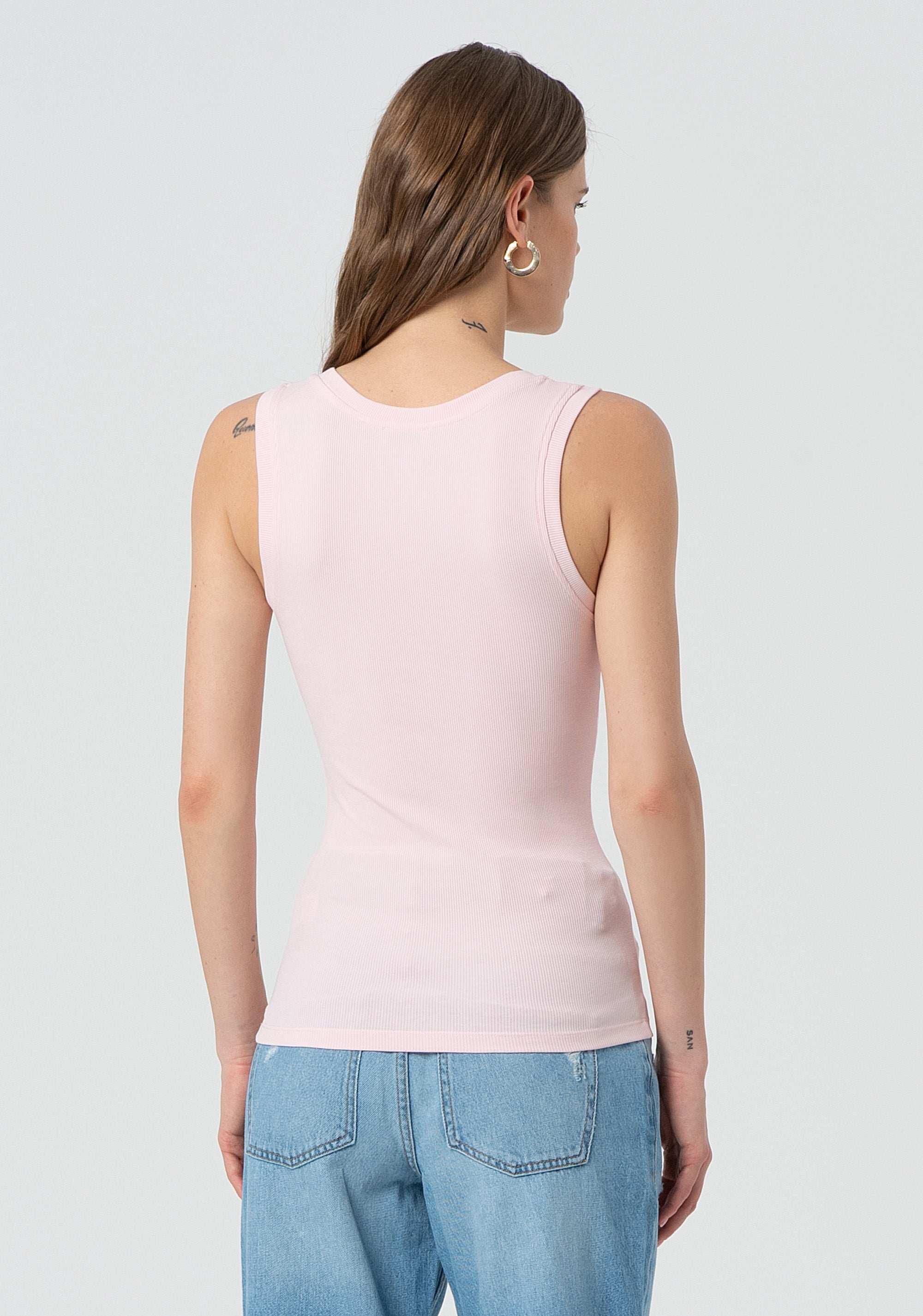 Top senza maniche slim FP25ST2001J40101-238 Fracomina