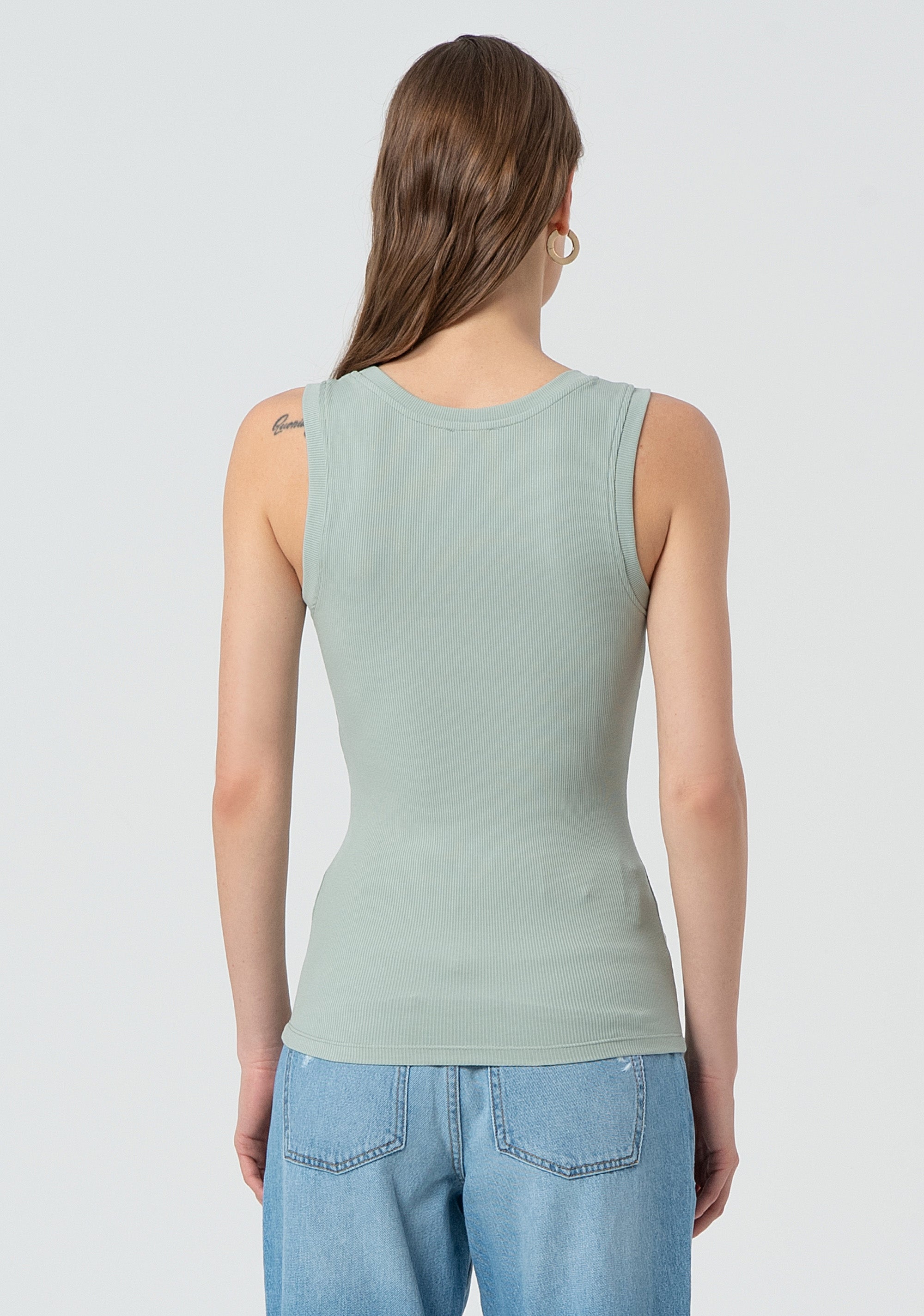 Top senza maniche slim FP25ST2001J40101-247 Fracomina