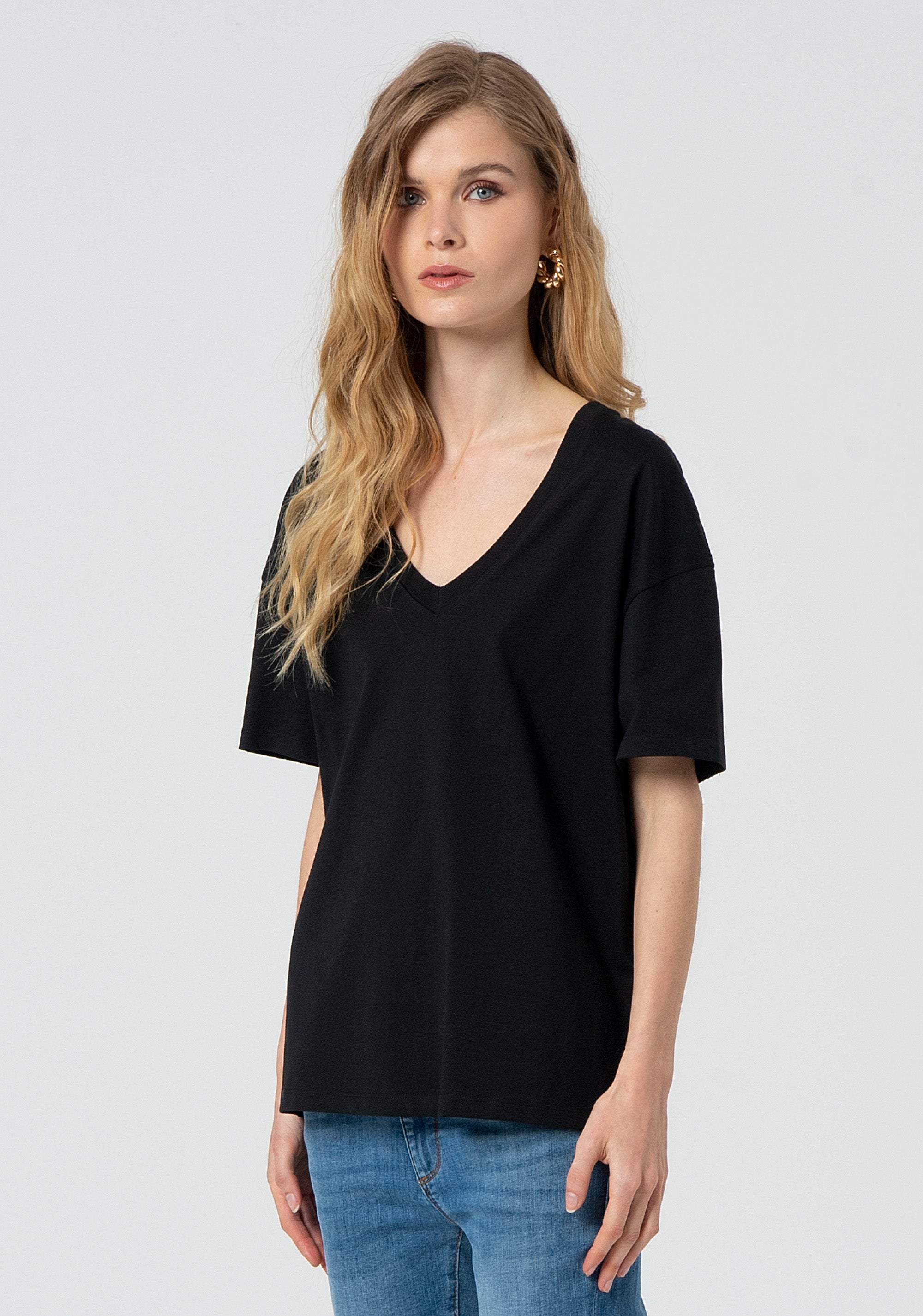 T-shirt over in jersey