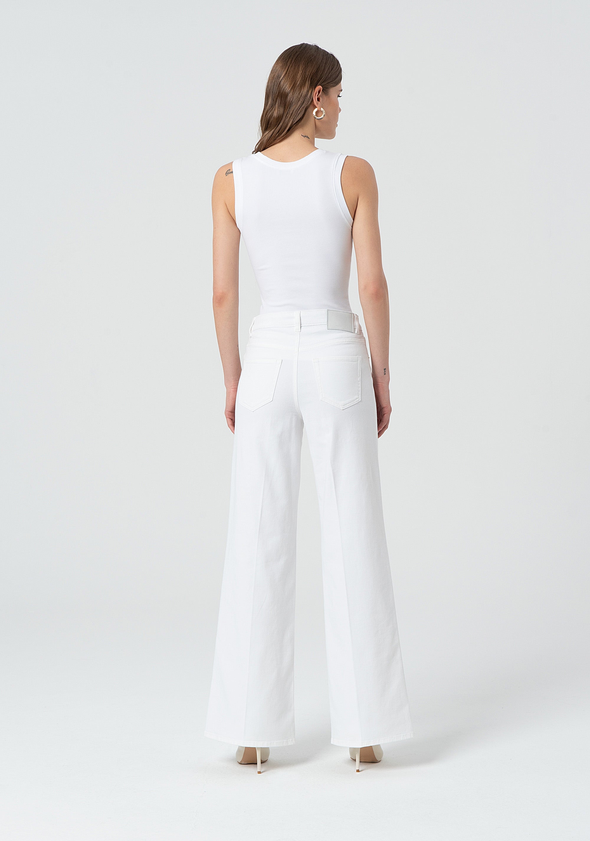 Pantalone wide leg in bull FP25SV3015W77001-278 Fracomina