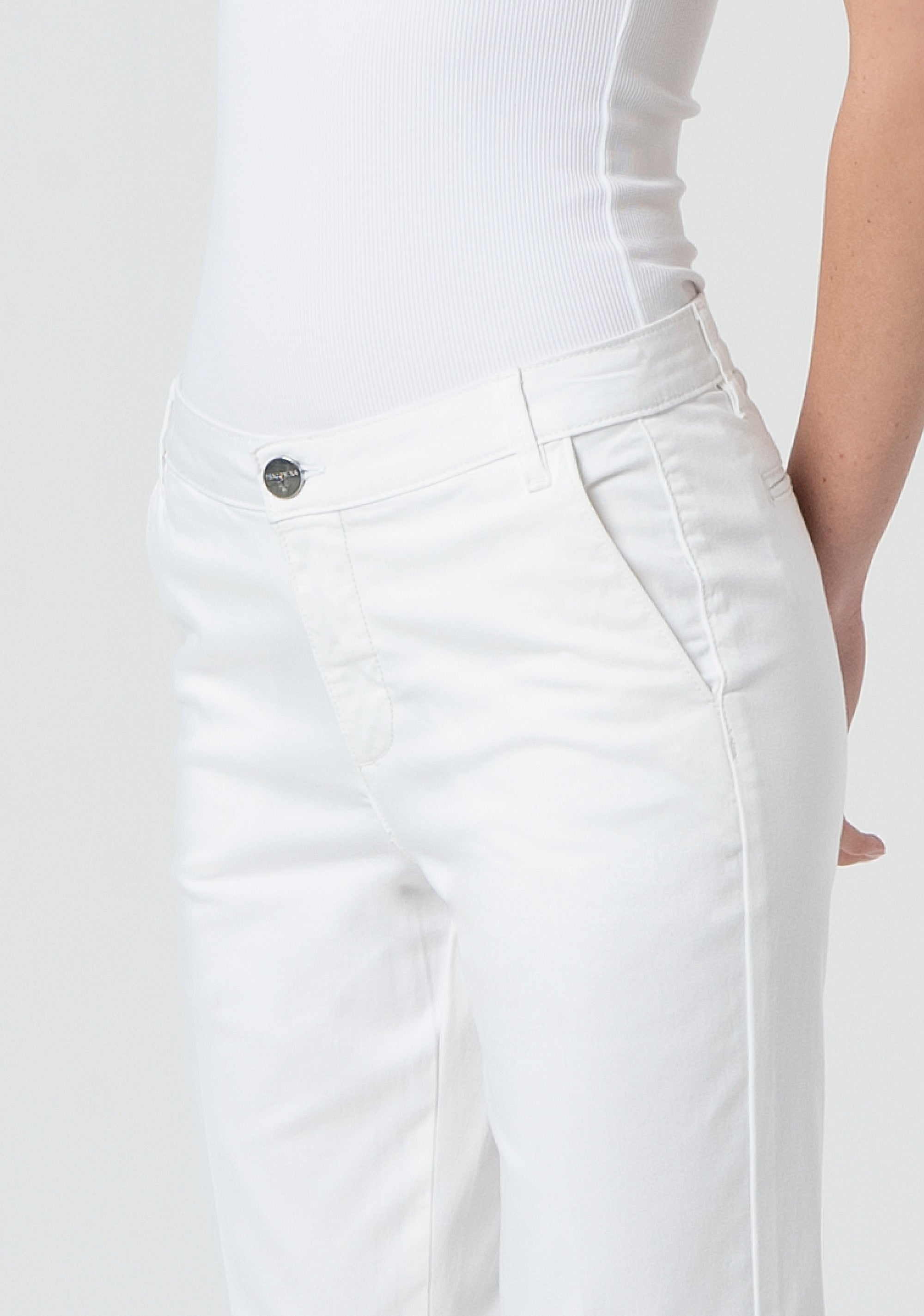 Pantalone regular in raso