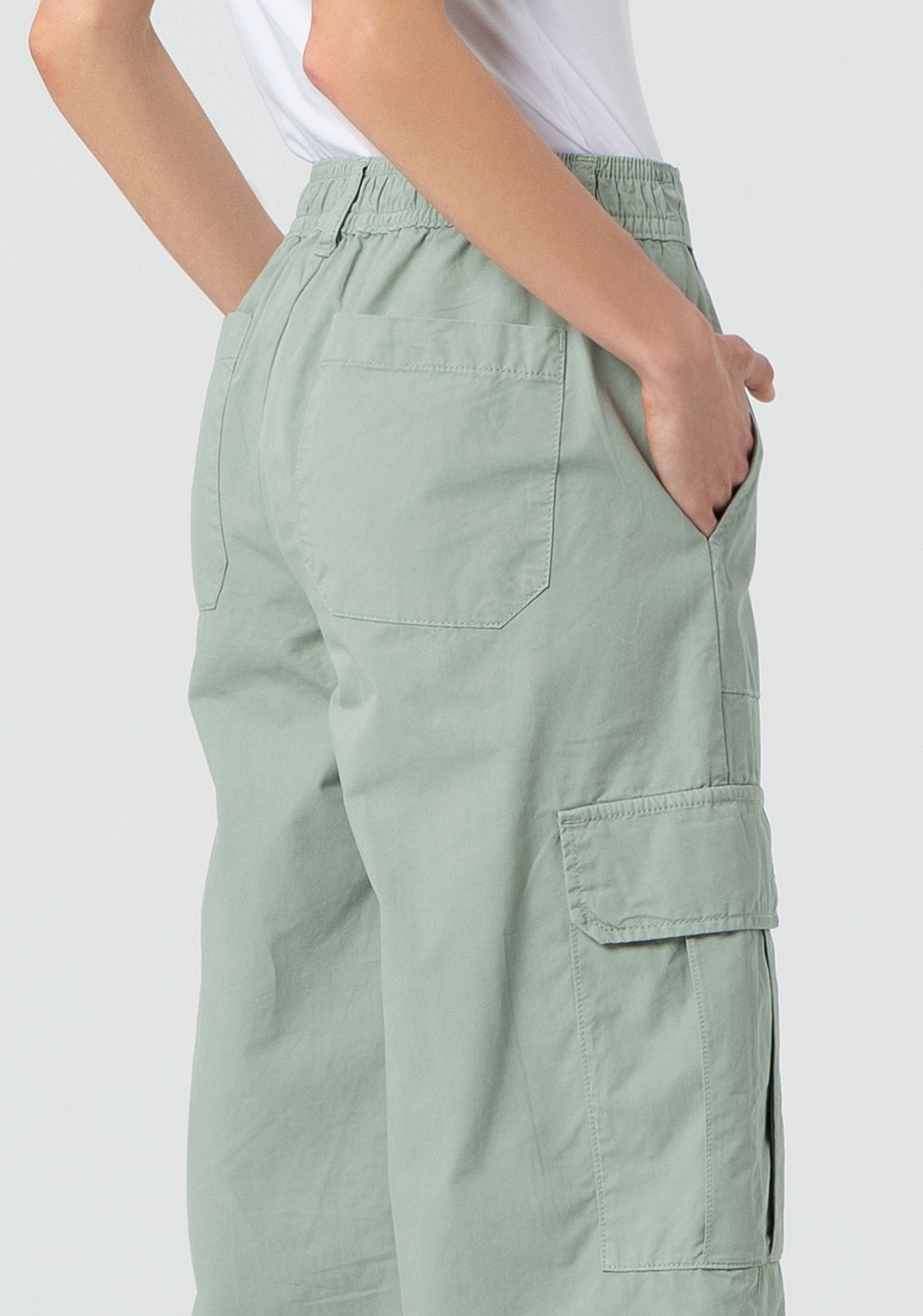 Pantalone cargo in gabardina FP25SVC006W77101-247 Fracomina