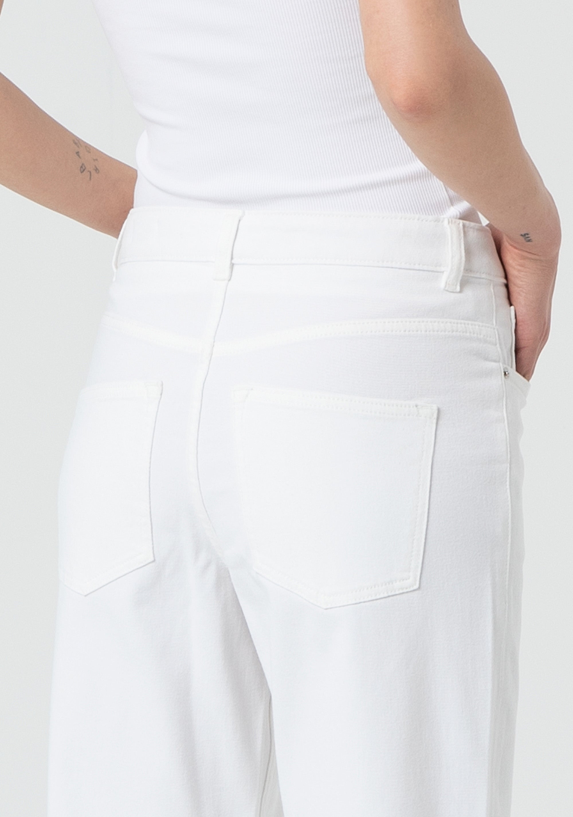 Pantalone carrot mom fit in bull FP25SVD005W77001-278 Fracomina