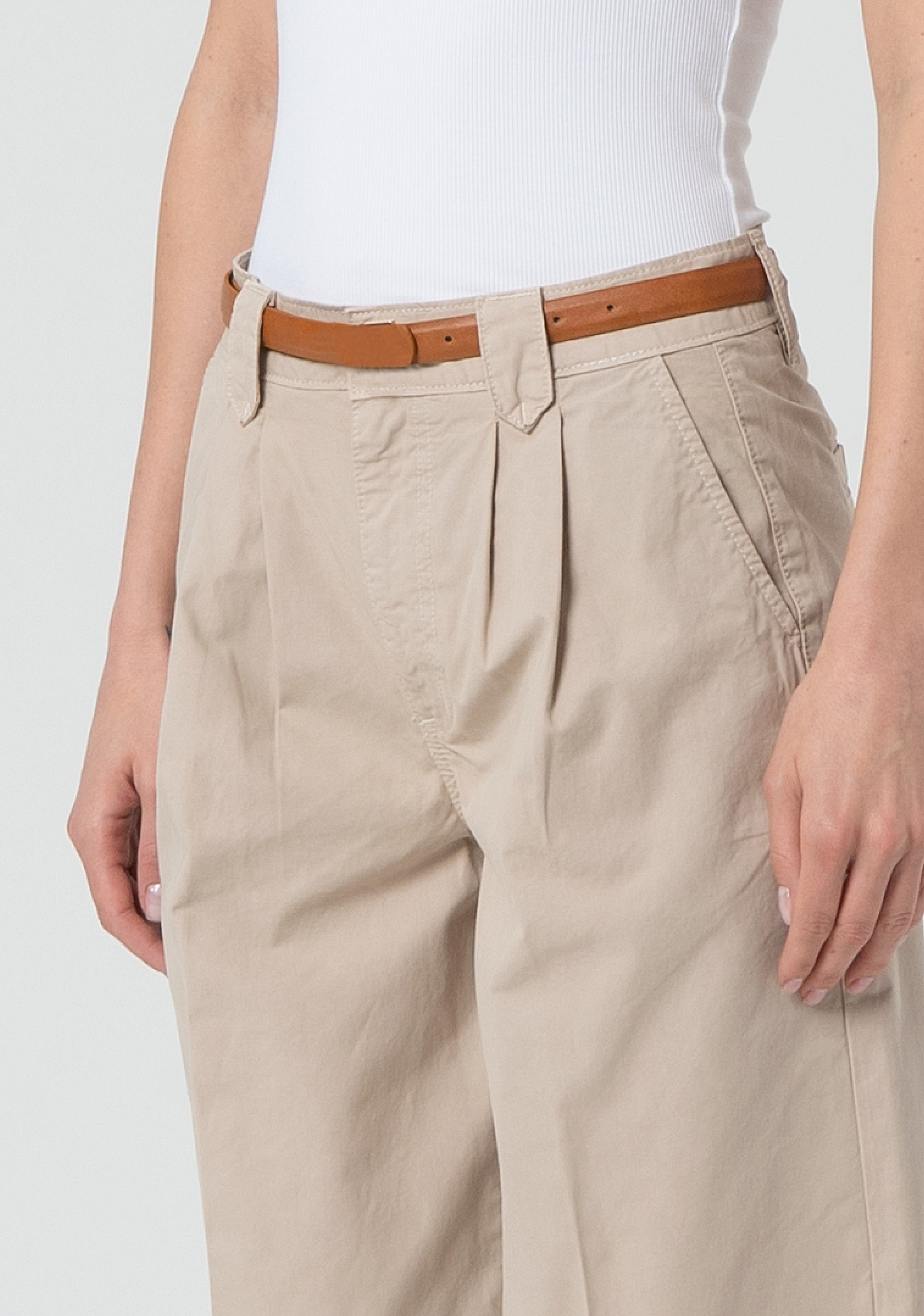 Pantalone carrot in gabardina FP25SVD014W77101-251 Fracomina