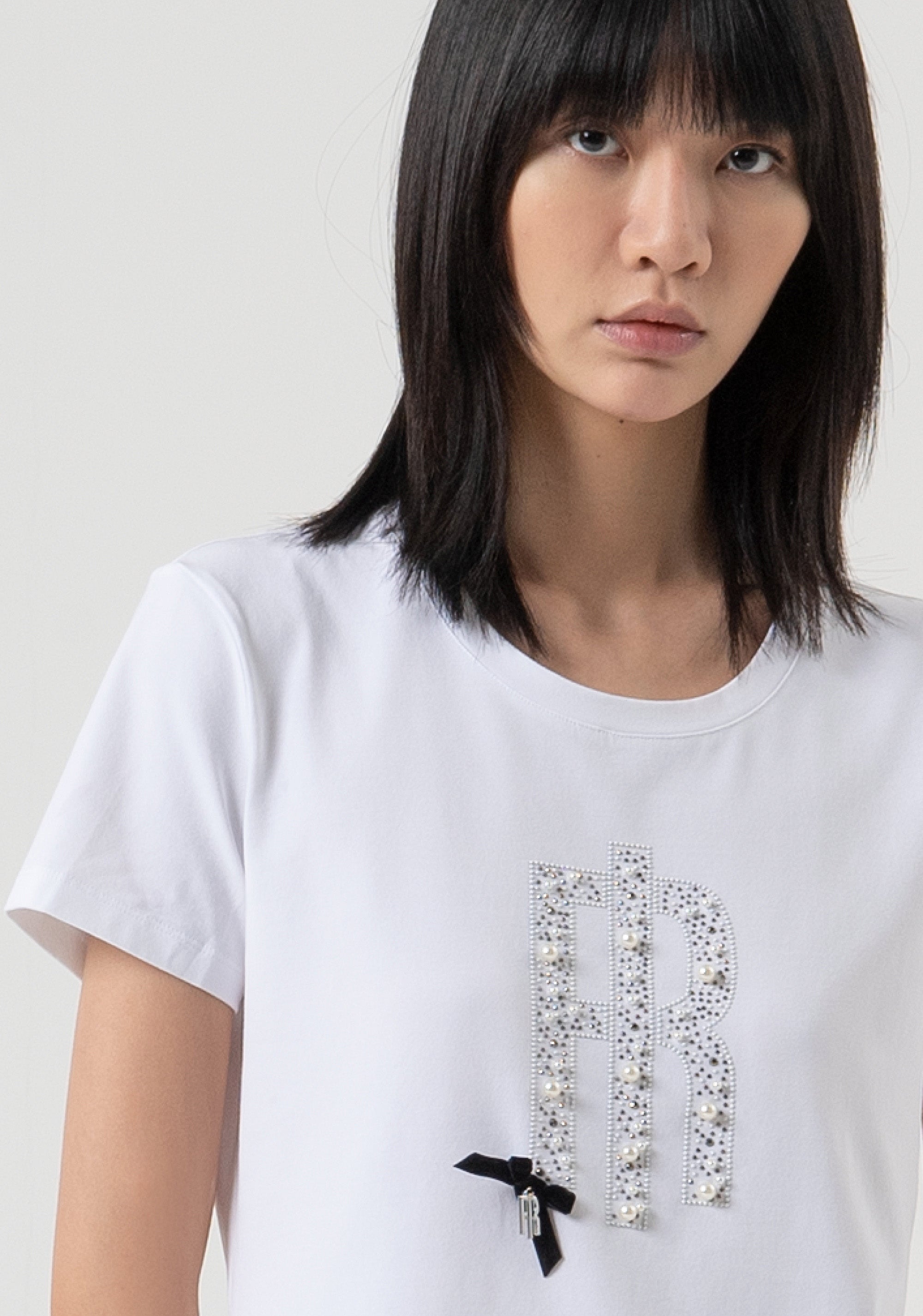T-shirt regular in jersey di cotone FP25WT3004J401N5-278 Fracomina