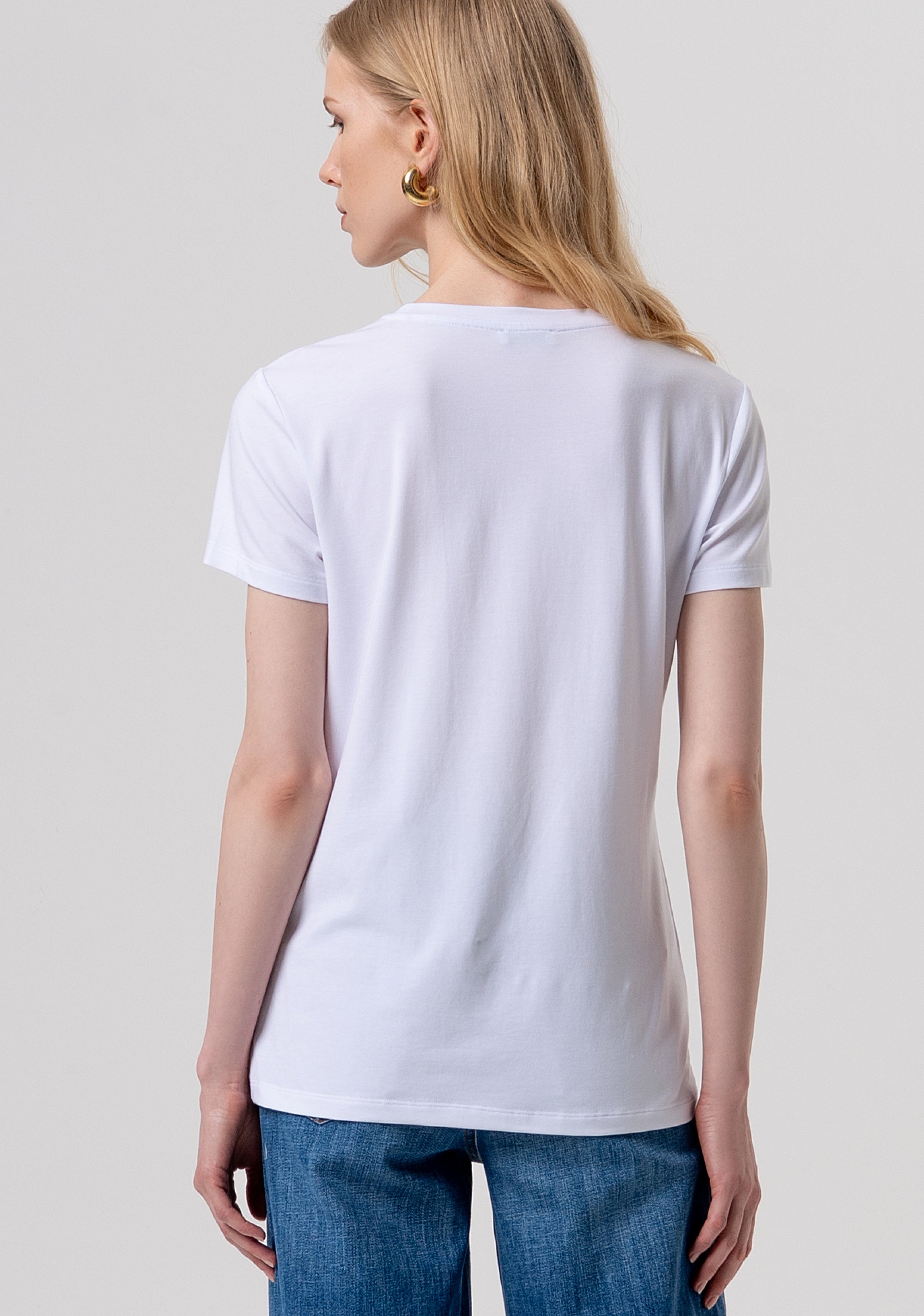 T-shirt regular in jersey FP26ST3004J41801-278 Fracomina