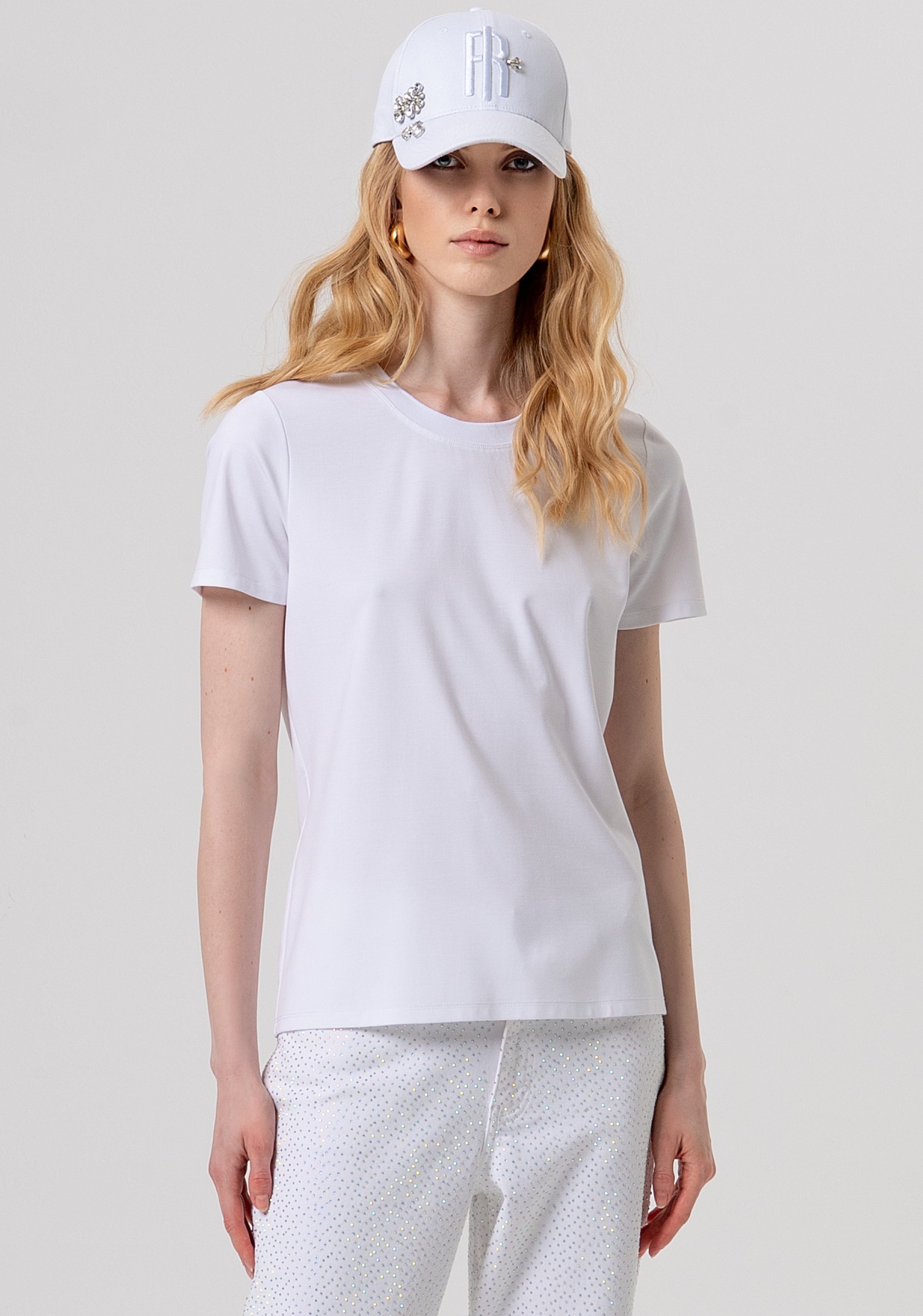 T-shirt regular in jersey FP26ST3014J43301-278 Fracomina