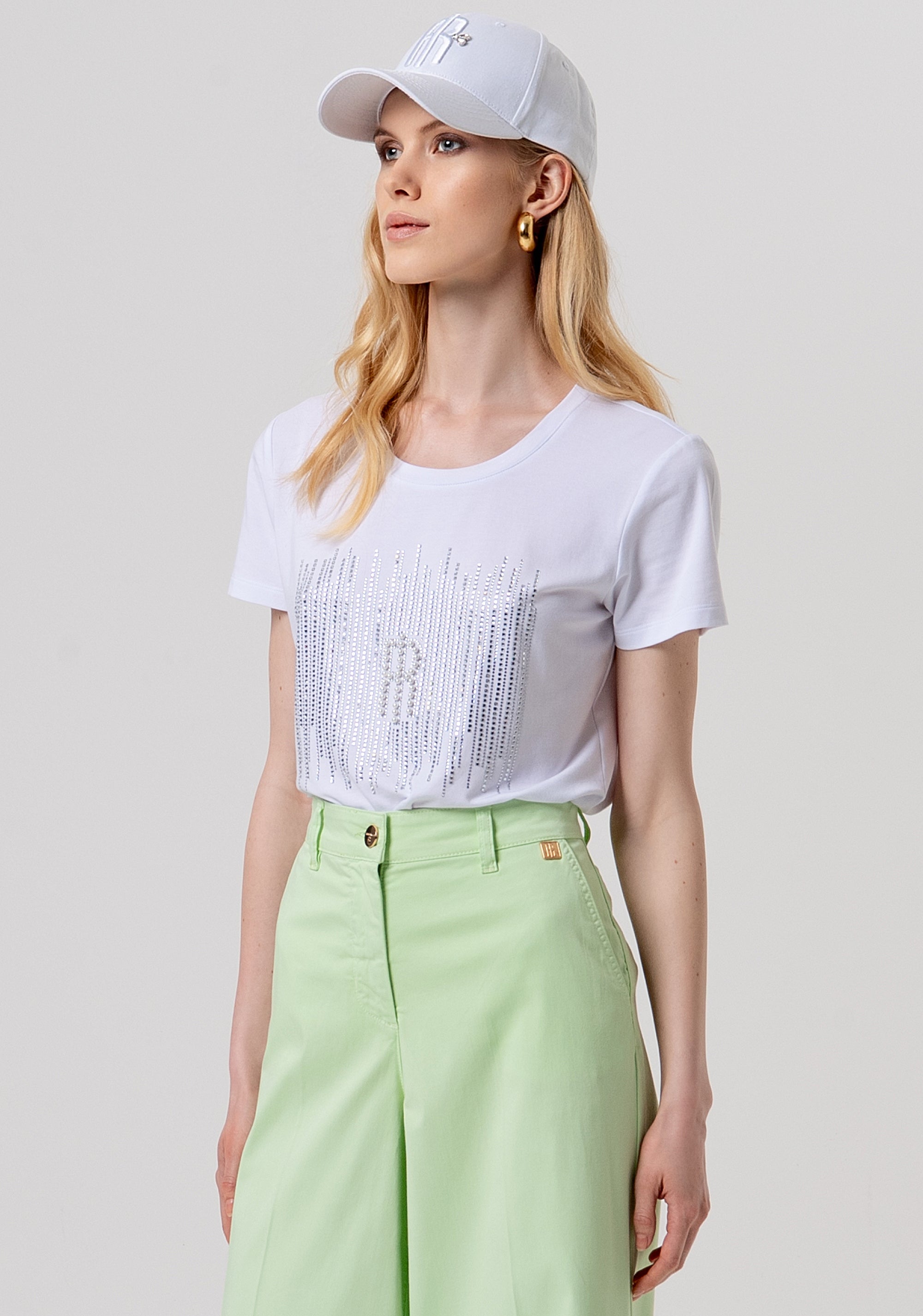 Pantalone flare in gabardina di cotone FP26SV3035W42001-T99 Fracomina