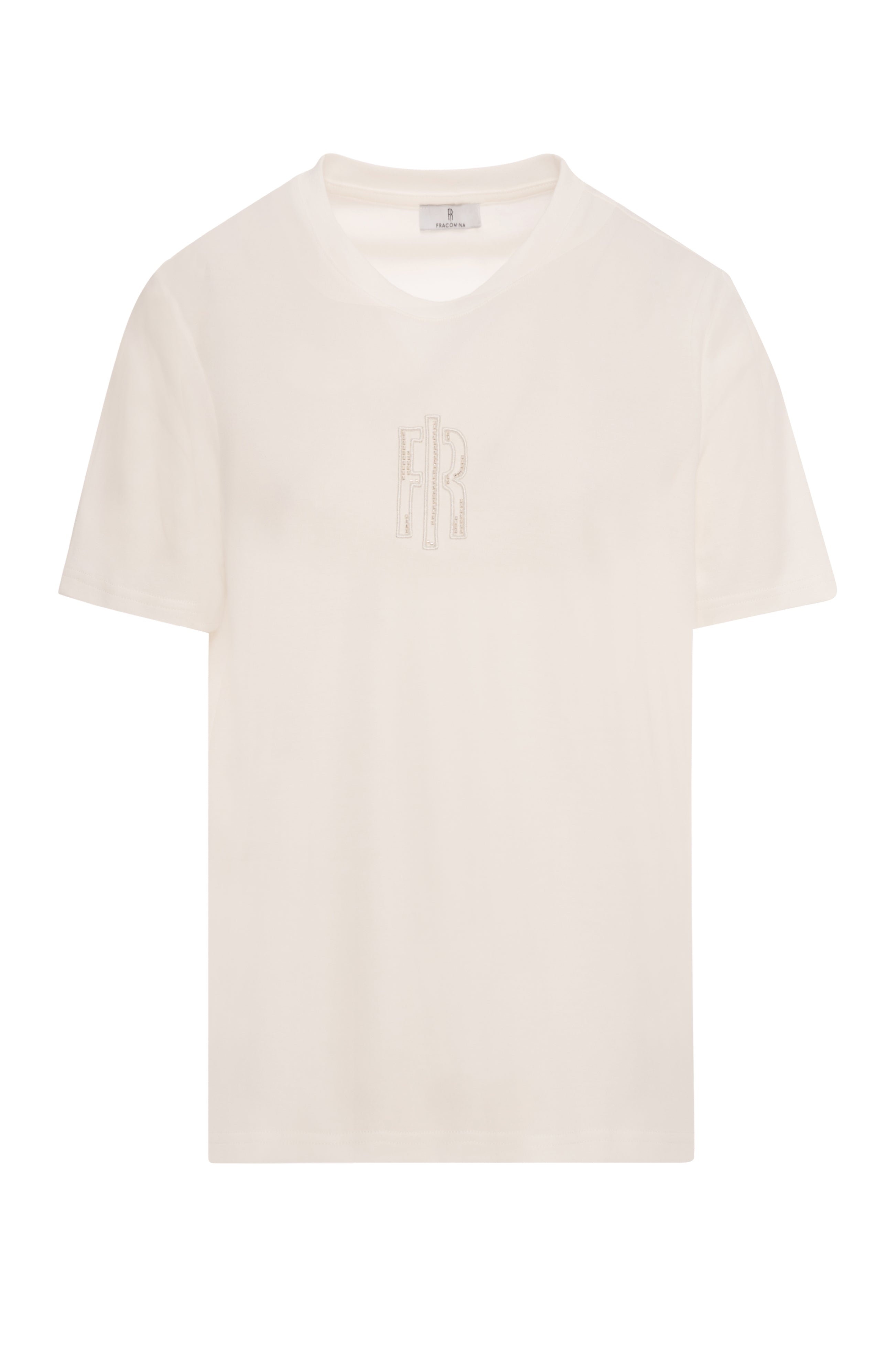 T-shirt regular in jersey di cotone FRACOMINA — immagine 1 di 2