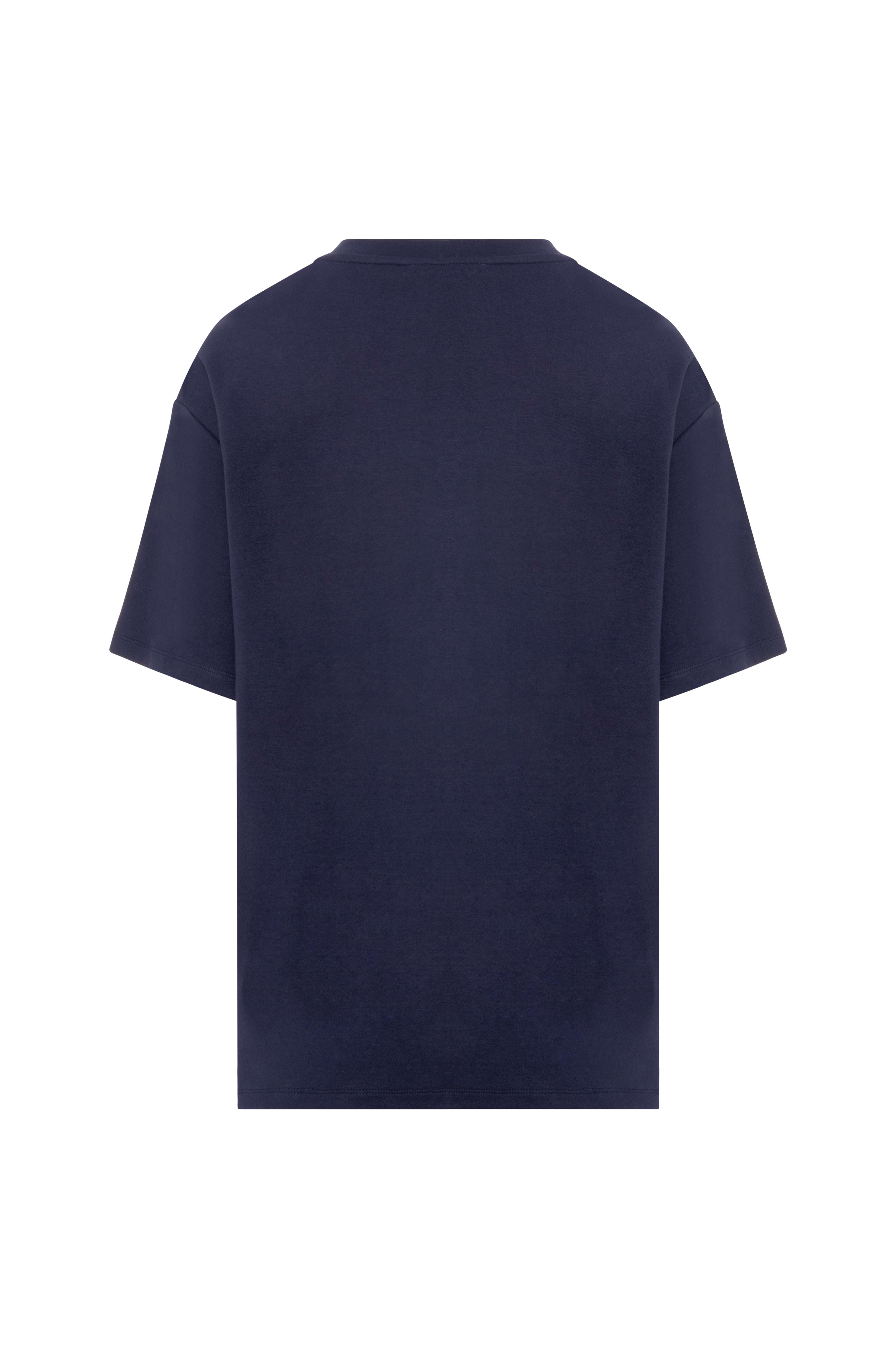 T-shirt over in jersey di cotone FP26WT3028J409R9-K60 Fracomina