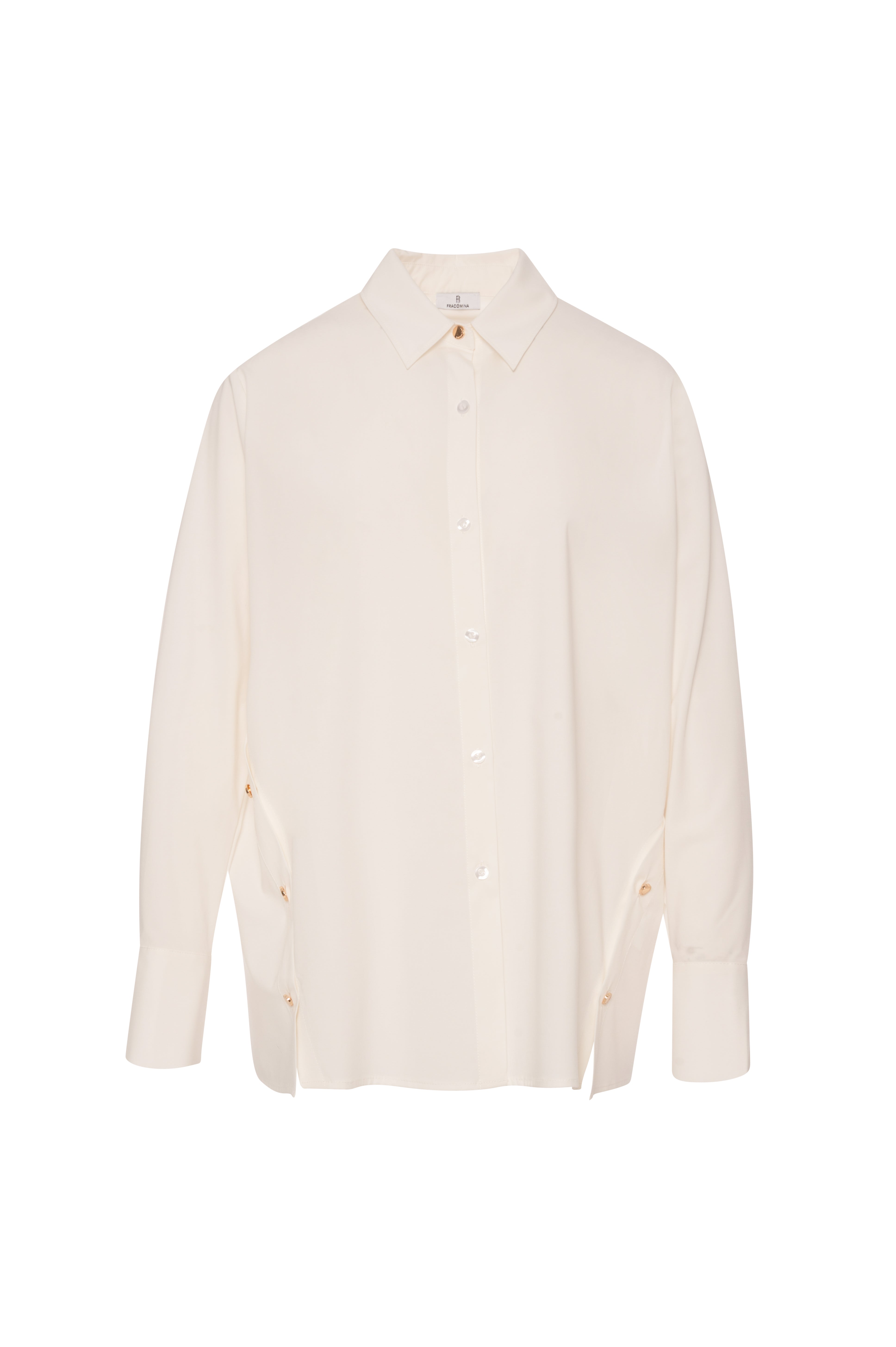 Camicia over con bottoni sul fondo FP26WT6008W58401 FRACOMINA