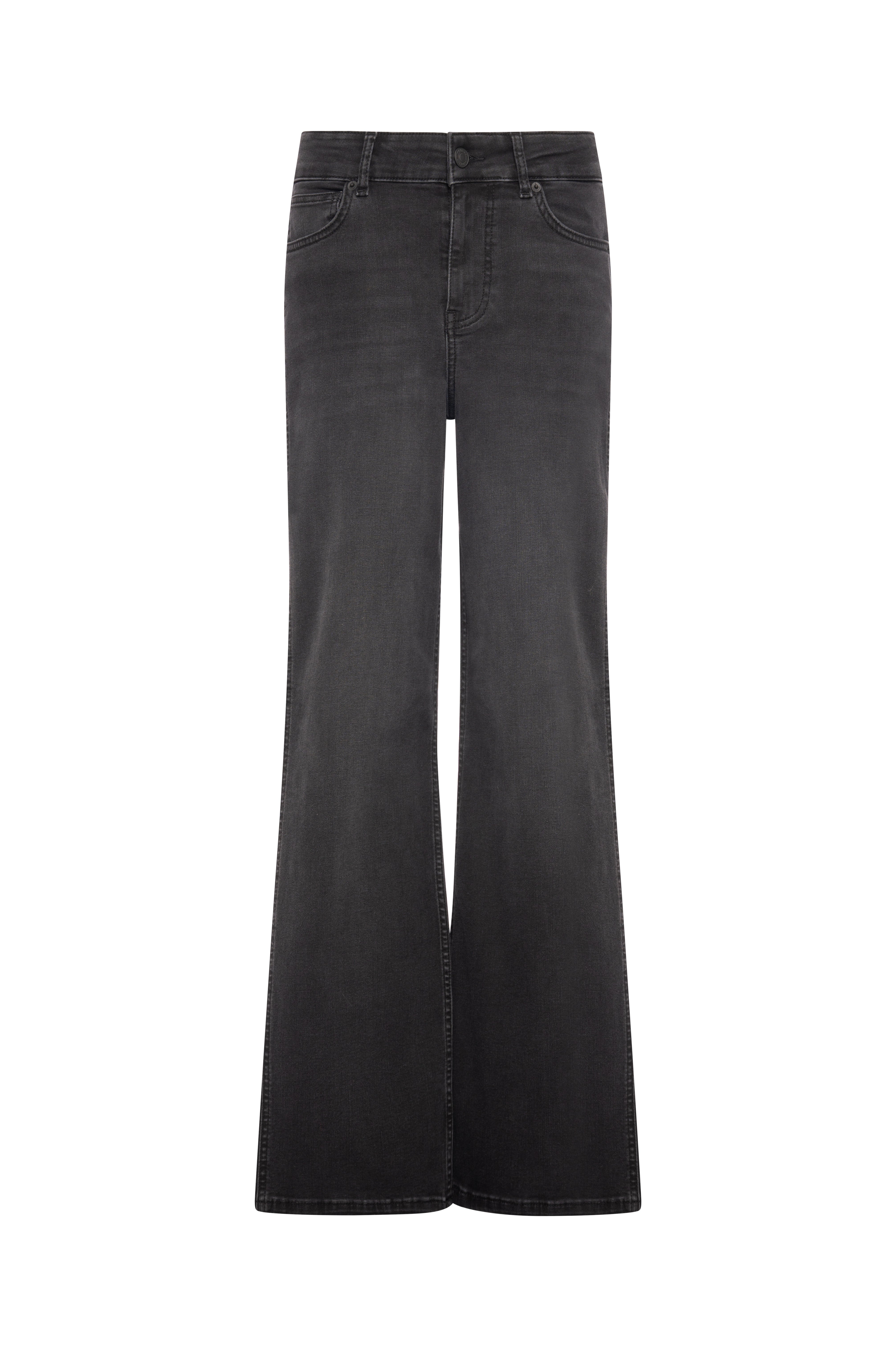 Jeans flare in denim black con lavaggio medio FRACOMINA — immagine 1 di 2