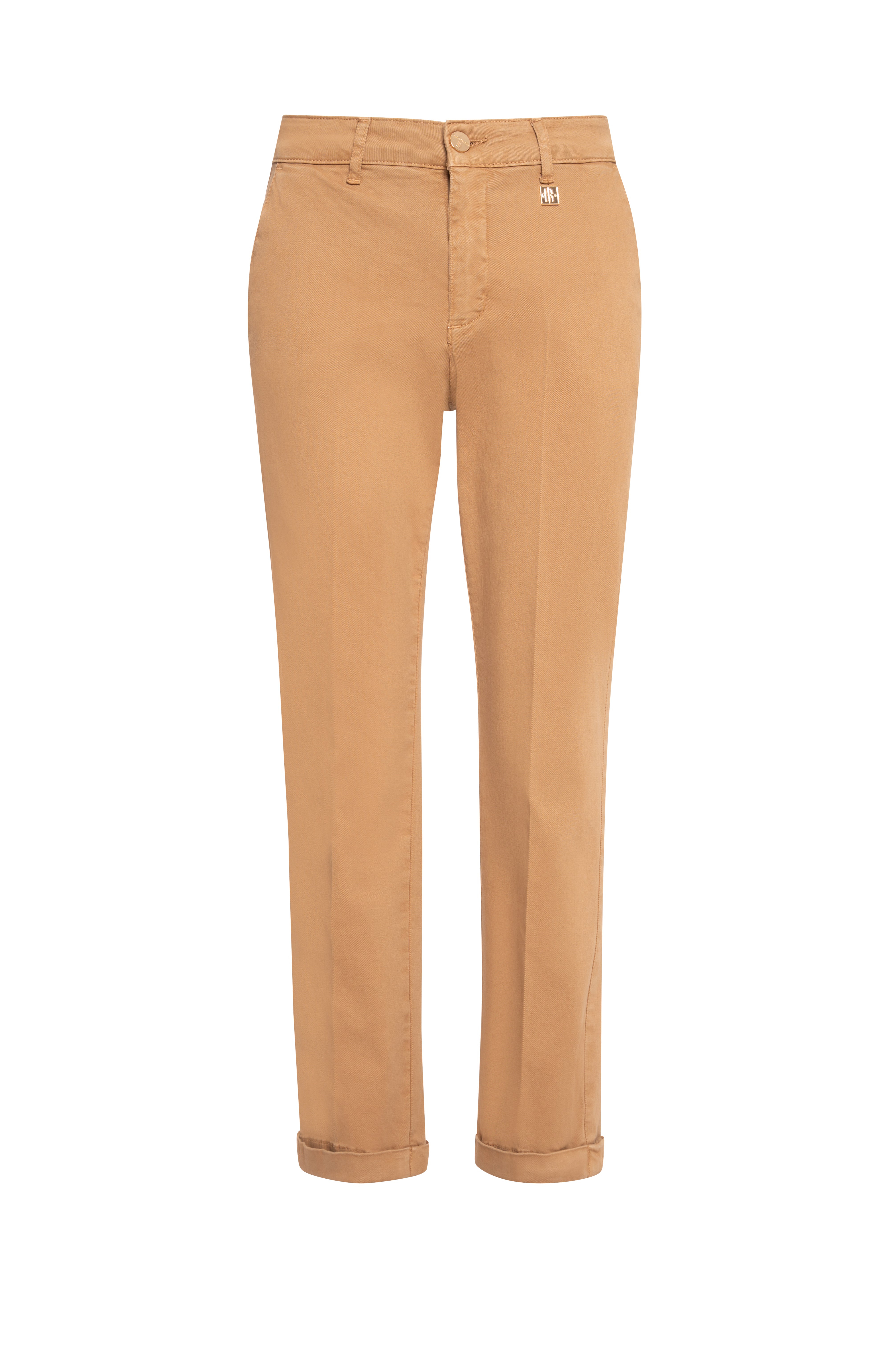 Pantalone regular modello chino in raso FRACOMINA — immagine 1 di 2