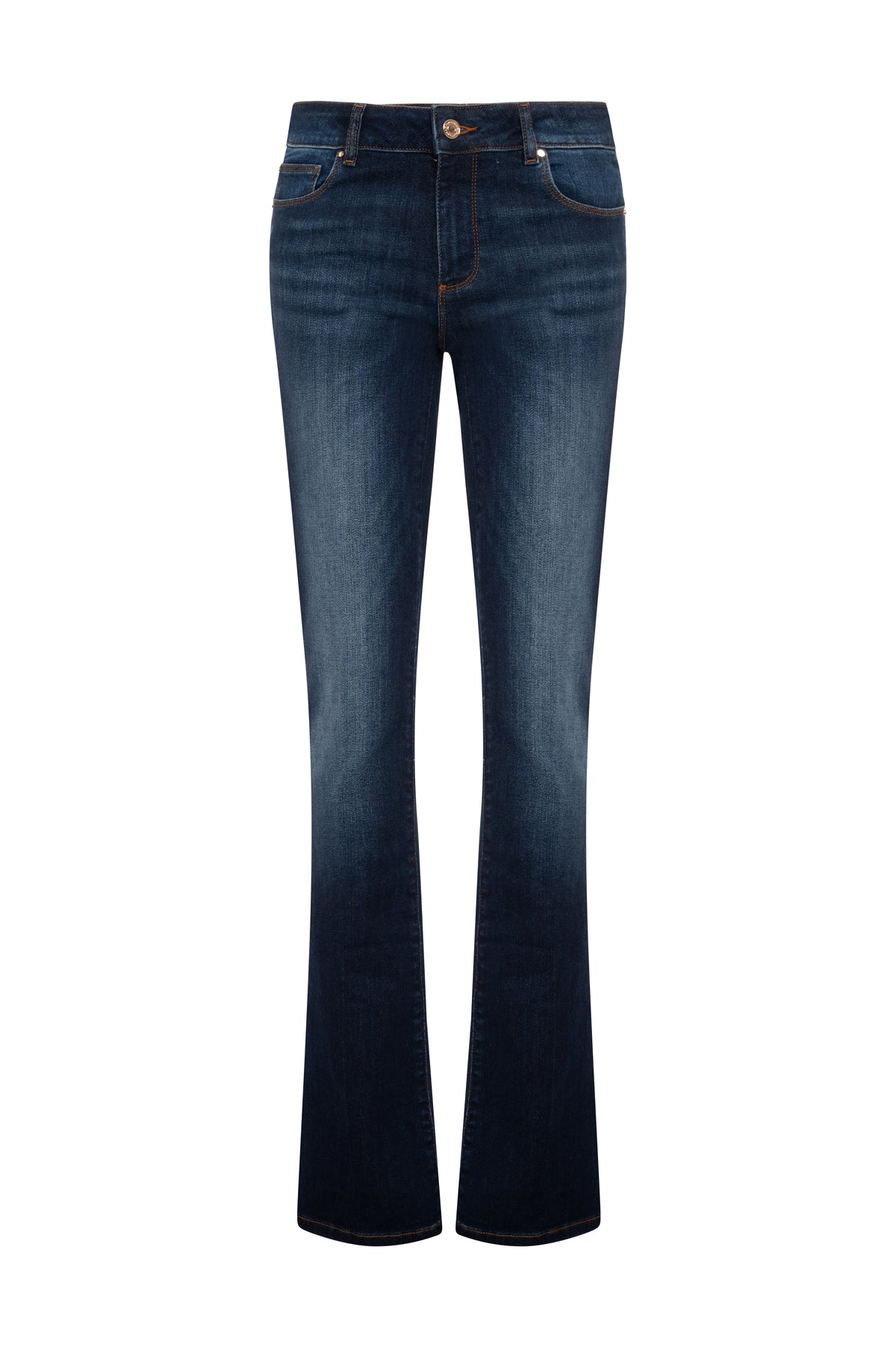 Jeans bootcut effetto push up in denim con lavaggio medio scuro FP26WV8020D46001-K60 Fracomina