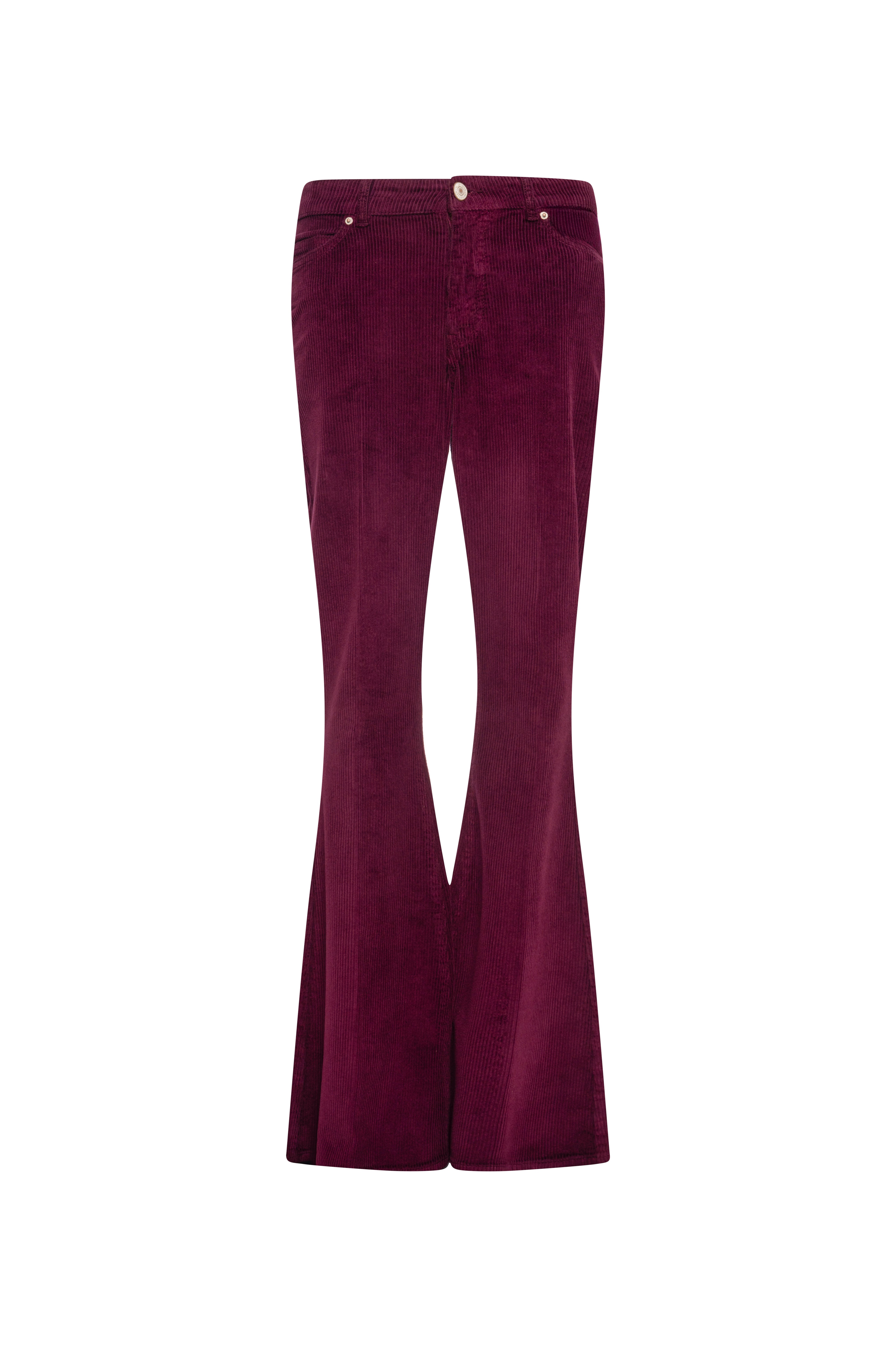 Pantalone bootcut in velluto a coste FRACOMINA — immagine 5 di 6